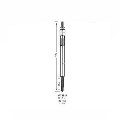 NGK Glow Plug Y-729U (2203) from The Green Spark Plug NGK Glow Plug Y-729U (2203) - The Green Spark Plug Automotive product