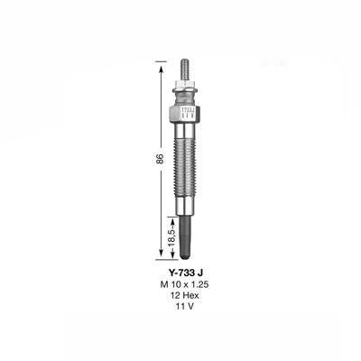 NGK Glow Plug Y-733J (8944) from The Green Spark Plug NGK Glow Plug Y-733J (8944) - The Green Spark Plug Automotive product