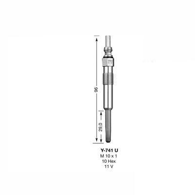 NGK Glow Plug Y-741U (5065) from The Green Spark Plug NGK Glow Plug Y-741U (5065) - The Green Spark Plug Automotive product