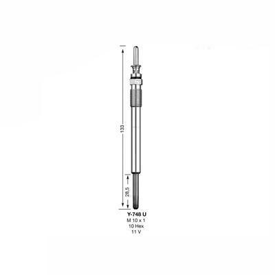 NGK Glow Plug Y-748U (5000) from The Green Spark Plug NGK Glow Plug Y-748U (5000) - The Green Spark Plug Automotive product
