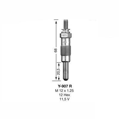 NGK Glow Plug Y-907R (4479) from The Green Spark Plug NGK Glow Plug Y-907R (4479) - The Green Spark Plug Automotive product