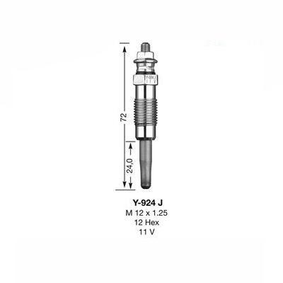 NGK Glow Plug Y-924J (3473) from The Green Spark Plug NGK Glow Plug Y-924J (3473) - The Green Spark Plug Automotive product