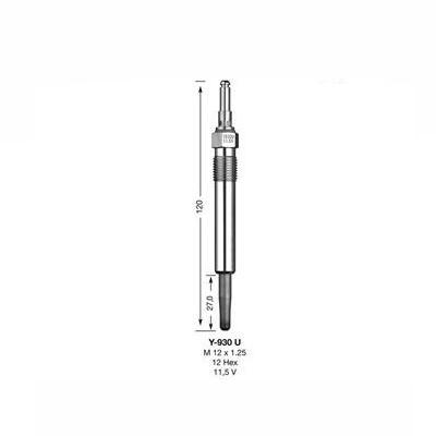 NGK Glow Plug Y-930U (5568) from The Green Spark Plug NGK Glow Plug Y-930U (5568) - The Green Spark Plug Automotive product