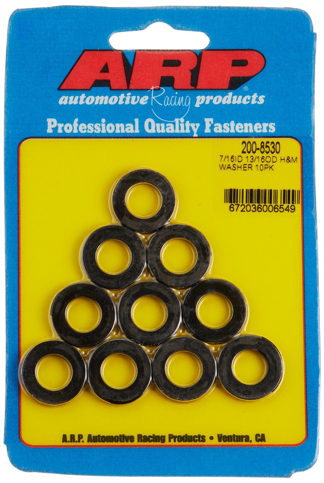 ARP 200-8530 Premium Black Oxide Chrome Moly Special Purpose Washers - Pack of 10 from The Twister Group ARP 200-8530 Premium Black Oxide Chrome Moly Special Purpose Washers - Pack of 10 - The Twister Group Tools product