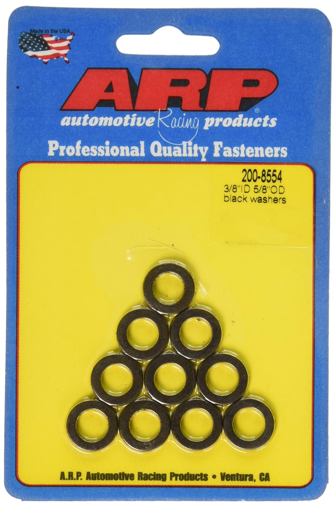 ARP 200-8554 10-Pack Of Special Purpose Washers, 3/8 INCH Inside Diameter, 5/8 INCH Outside Diameter, .120 INCH Thick from The Twister Group ARP 200-8554 10-Pack Of Special Purpose Washers, 3/8 INCH Inside Diameter, 5/8 INCH Outside Diameter, .120 INCH Thick - The Twister Group Tools product