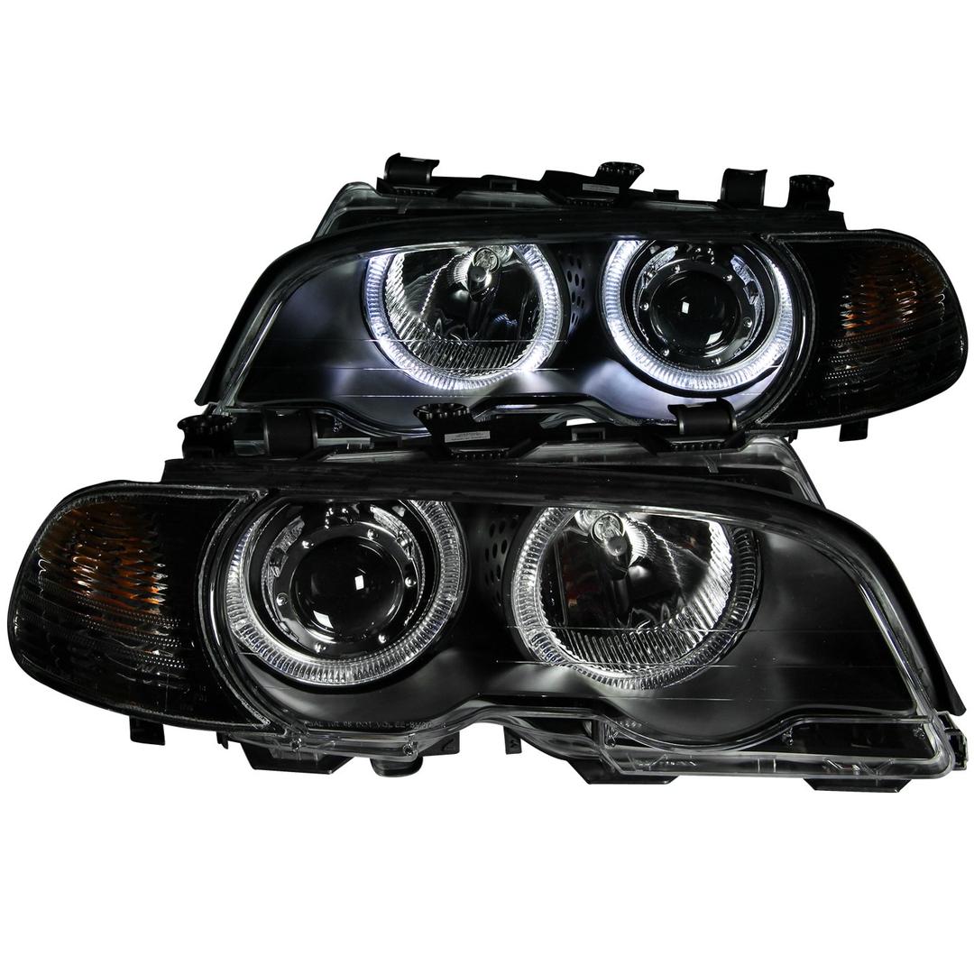 ANZO 121269 BMW Projector with Halo Black Clear with Amber Headlight Assembly (Pair) from The Twister Group ANZO 121269 BMW Projector with Halo Black Clear with Amber Headlight Assembly (Pair) - The Twister Group Tools product