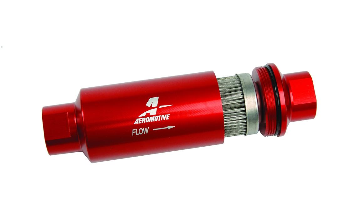 AEROMOTIVE 12304 Red Fuel Filter (In-Line Filter/100-Micron) from The Twister Group AEROMOTIVE 12304 Red Fuel Filter (In-Line Filter/100-Micron) - The Twister Group Tools product