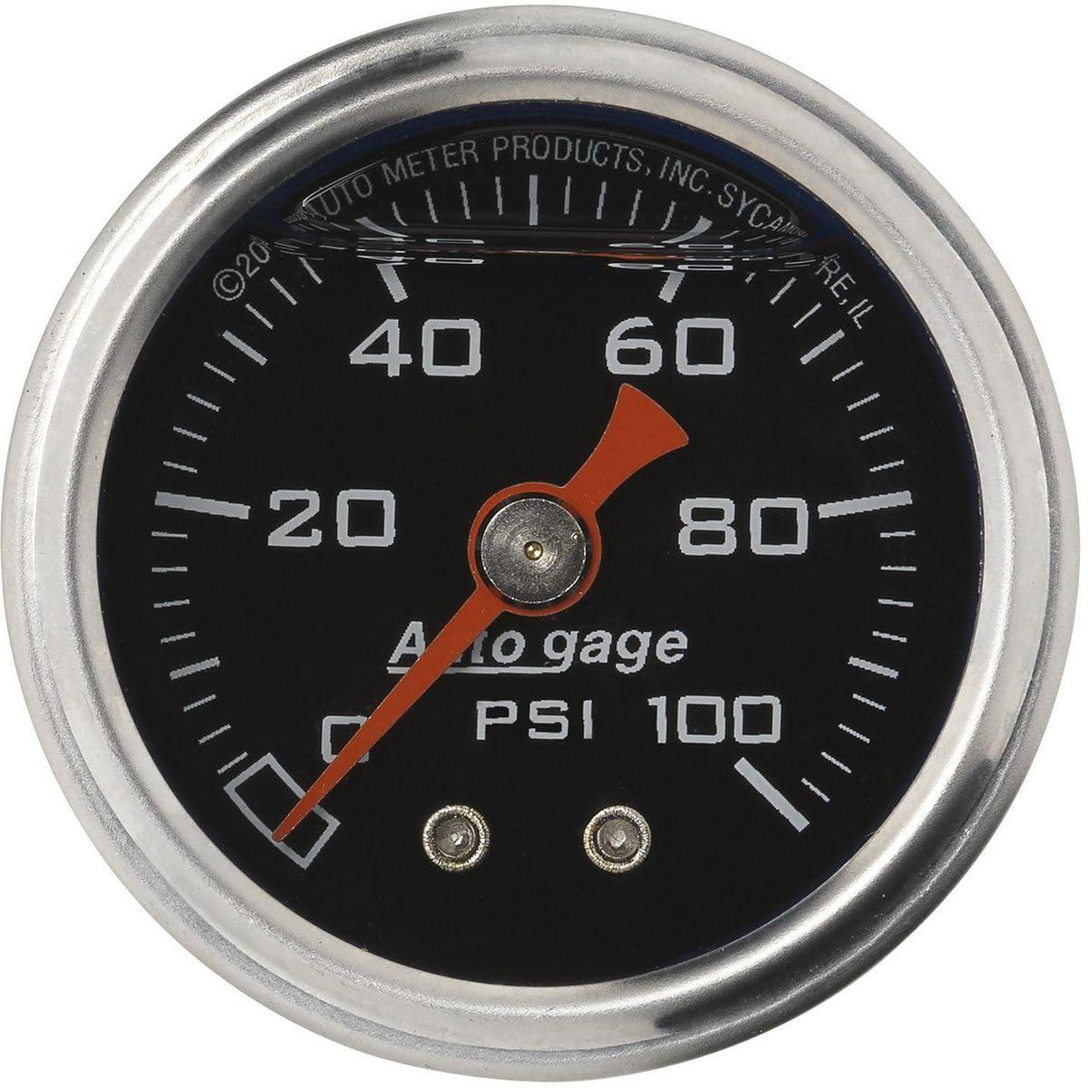 AUTO METER 2174 Autogage Fuel Pressure Gauge, Black face - High quality product image showing AUTO METER 2174 Autogage Fuel Pressure Gauge, Black face details and features AUTO METER 2174 Autogage Fuel Pressure Gauge, Black face - High quality product image showing AUTO METER 2174 Autogage Fuel Pressure Gauge, Black face details and features