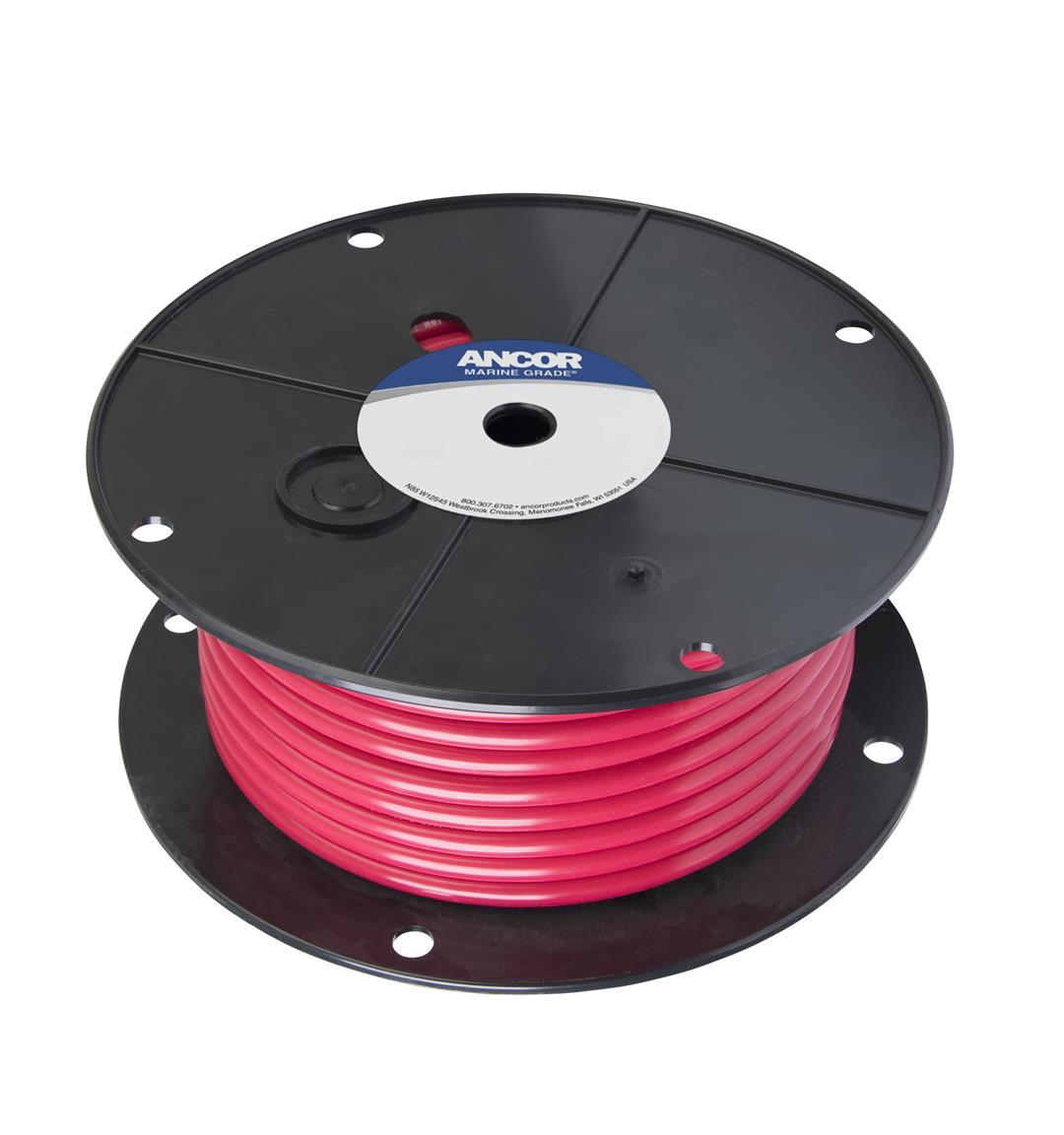 ANCOR 113550 Tinned Copper Battery Cable, 4 AWG (19mm2), Red - 500ft from The Twister Group ANCOR 113550 Tinned Copper Battery Cable, 4 AWG (19mm2), Red - 500ft - The Twister Group Tools product