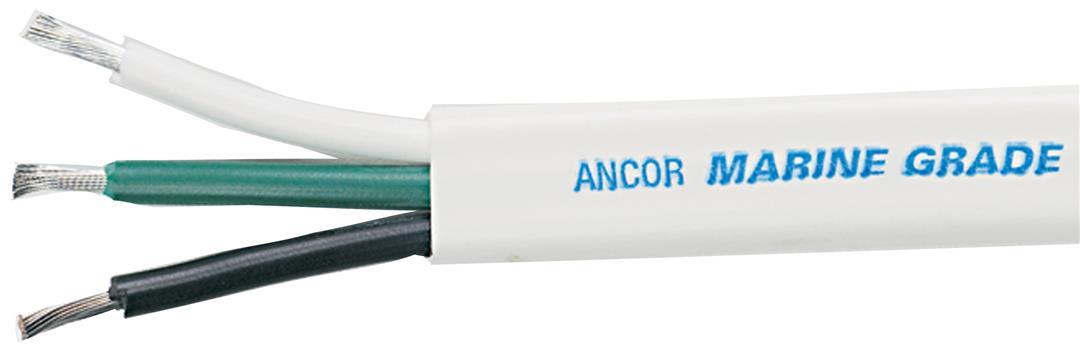 ANCOR 131710 Triplex Cable, 16/3 AWG (3 x 1mm2), Flat - 100ft, Black/Green/White from The Twister Group ANCOR 131710 Triplex Cable, 16/3 AWG (3 x 1mm2), Flat - 100ft, Black/Green/White - The Twister Group Tools product