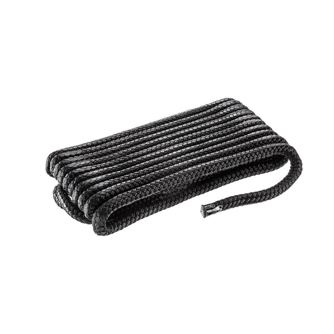 ATTWOOD 1176047 117604-7 Premium Double Braided Nylon Dock Line UV-Resistant, 3/8-In. Thick, 15 Feet Long, Black from The Twister Group ATTWOOD 1176047 117604-7 Premium Double Braided Nylon Dock Line UV-Resistant, 3/8-In. Thick, 15 Feet Long, Black - The Twister Group Tools product