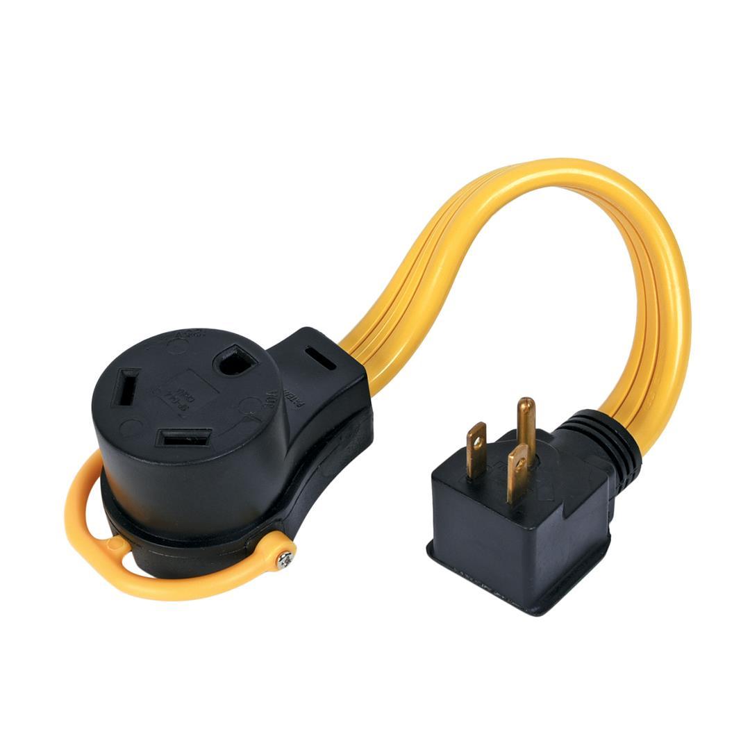 ARCON 14366 Generator Pigtail Power Cord 30-Amp Female to 15-Amp Male 12-Inch Flat Wire from The Twister Group ARCON 14366 Generator Pigtail Power Cord 30-Amp Female to 15-Amp Male 12-Inch Flat Wire - The Twister Group Tools product