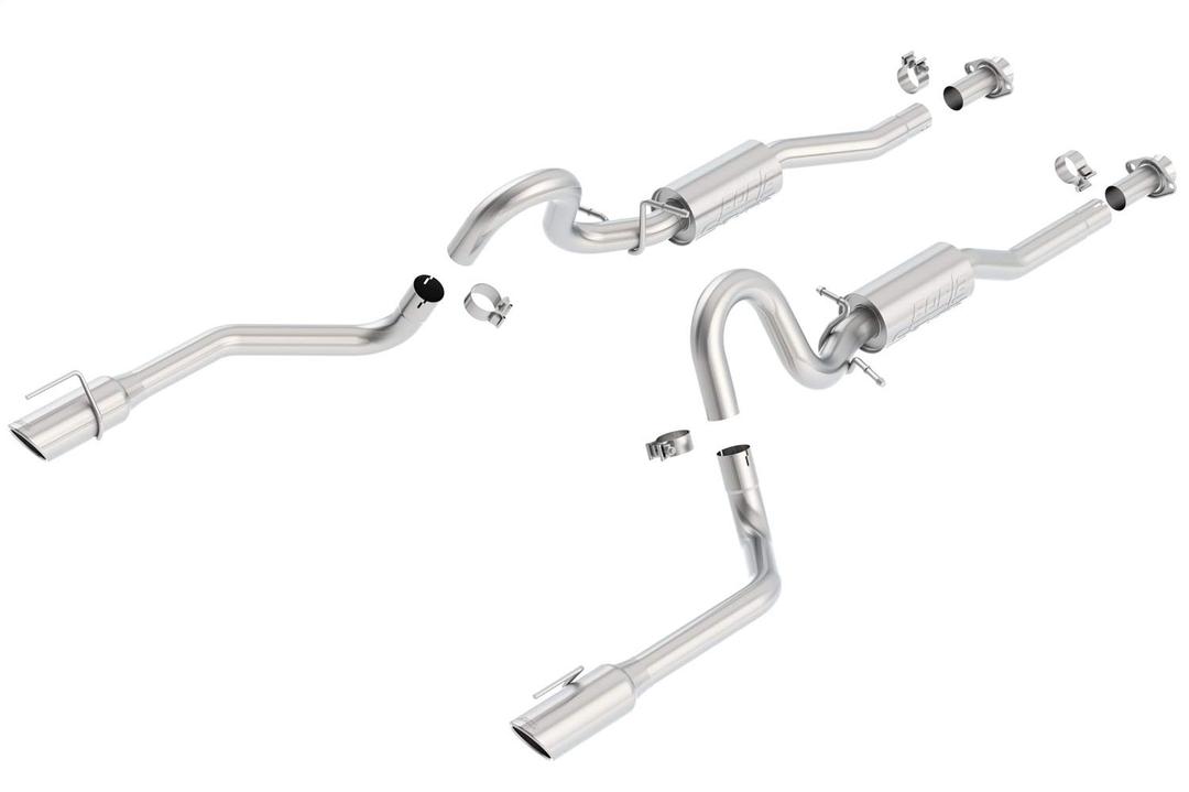 BORLA 140067 Cat-Back Performance Exhaust System for 1999-2004 Ford Mustang GT 4.6L V8 & 2003-2004 Mach 1 4.6L V8 T-304 Stainless Steel S-Type Dual Split Rear Single 4 INCH Round Chrome Tips on Each Side from The Twister Group BORLA 140067 Cat-Back Performance Exhaust System for 1999-2004 Ford Mustang GT 4.6L V8 & 2003-2004 Mach 1 4.6L V8 T-304 Stainless Steel S-Type Dual Split Rear Single 4 INCH Round Chrome Tips on Each Side - The Twister Group Tools product