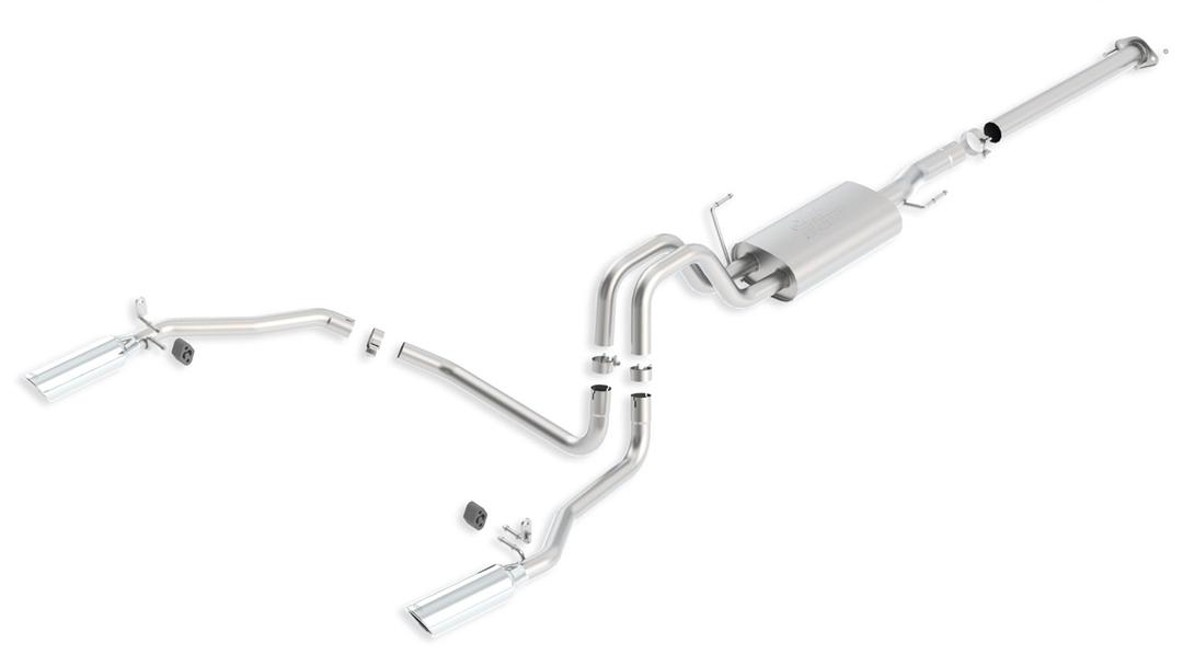 BORLA 140417 140416 Cat-Back Exhaust System for 2011-2014 Ford F-150 5.0L V8 AT/MT 2&4WD 4 Dr Ext. Cab 6FT 7 INCH Bed 144.5 INCH WB/Crew Cab 5FT 7 INCH Bed 144.5 INCH WB. Crew Cab 6FT 7 INCH Bed 156.5 INCH WB Req. 60554 Adapter. from The Twister Group BORLA 140417 140416 Cat-Back Exhaust System for 2011-2014 Ford F-150 5.0L V8 AT/MT 2&4WD 4 Dr Ext. Cab 6FT 7 INCH Bed 144.5 INCH WB/Crew Cab 5FT 7 INCH Bed 144.5 INCH WB. Crew Cab 6FT 7 INCH Bed 156.5 INCH WB Req. 60554 Adapter. - The Twister Group Tools product