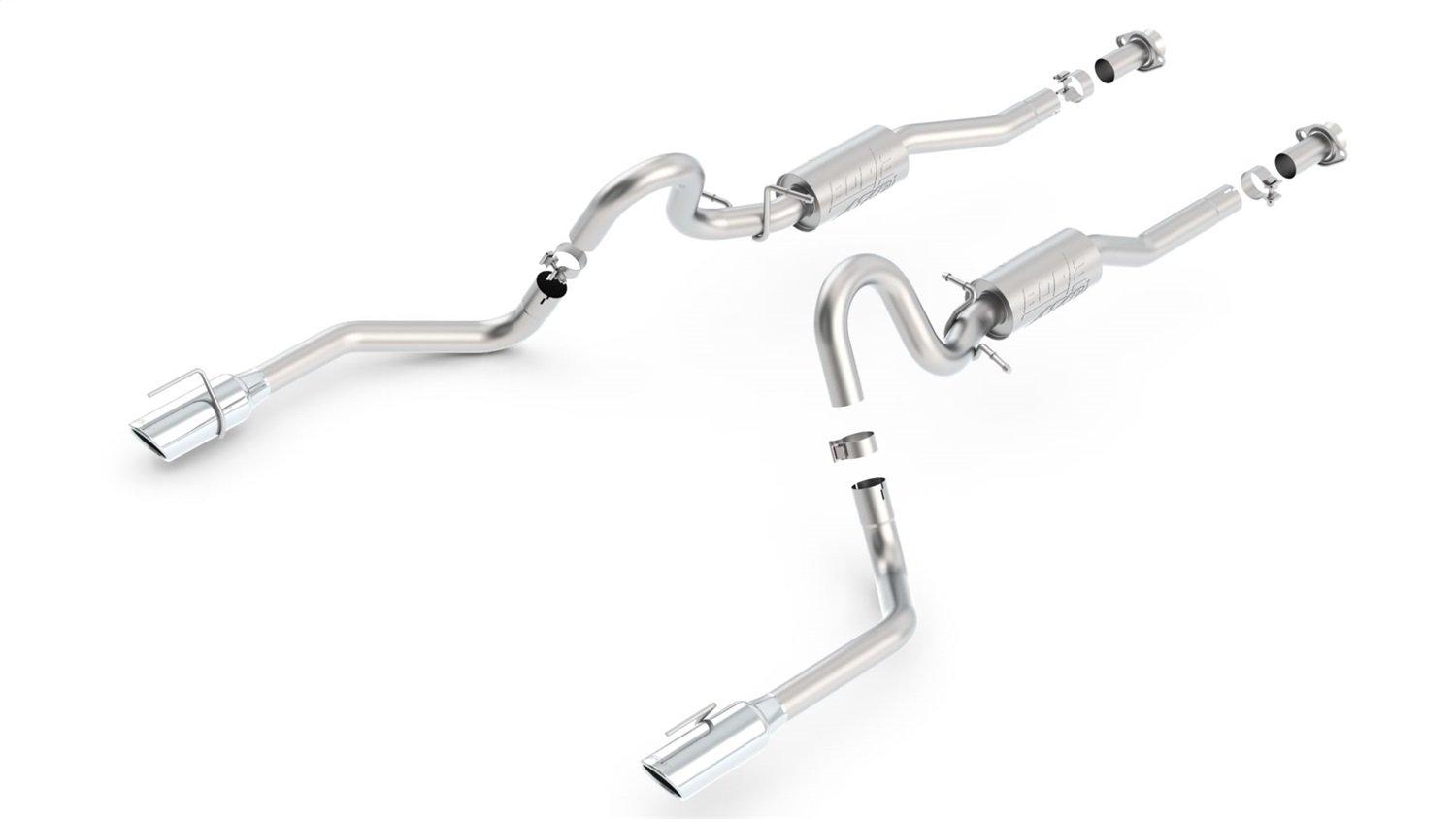 BORLA 140458 Cat-Back Performance Exhaust System for 1999-2004 Ford Mustang GT 4.6L V8 & Mach 1 4.6L V8 T-304 Stainless Steel ATAK Sound Dual Split Rear Exit Single 4 INCH Round Chrome Tips On Each Side - High quality product image showing BORLA 140458 Cat-Back Performance Exhaust System for 1999-2004 Ford Mustang GT 4.6L V8 & Mach 1 4.6L V8 T-304 Stainless Steel ATAK Sound Dual Split Rear Exit Single 4 INCH Round Chrome Tips On Each Side details and features BORLA 140458 Cat-Back Performance Exhaust System for 1999-2004 Ford Mustang GT 4.6L V8 & Mach 1 4.6L V8 T-304 Stainless Steel ATAK Sound Dual Split Rear Exit Single 4 INCH Round Chrome Tips On Each Side - High quality product image showing BORLA 140458 Cat-Back Performance Exhaust System for 1999-2004 Ford Mustang GT 4.6L V8 & Mach 1 4.6L V8 T-304 Stainless Steel ATAK Sound Dual Split Rear Exit Single 4 INCH Round Chrome Tips On Each Side details and features