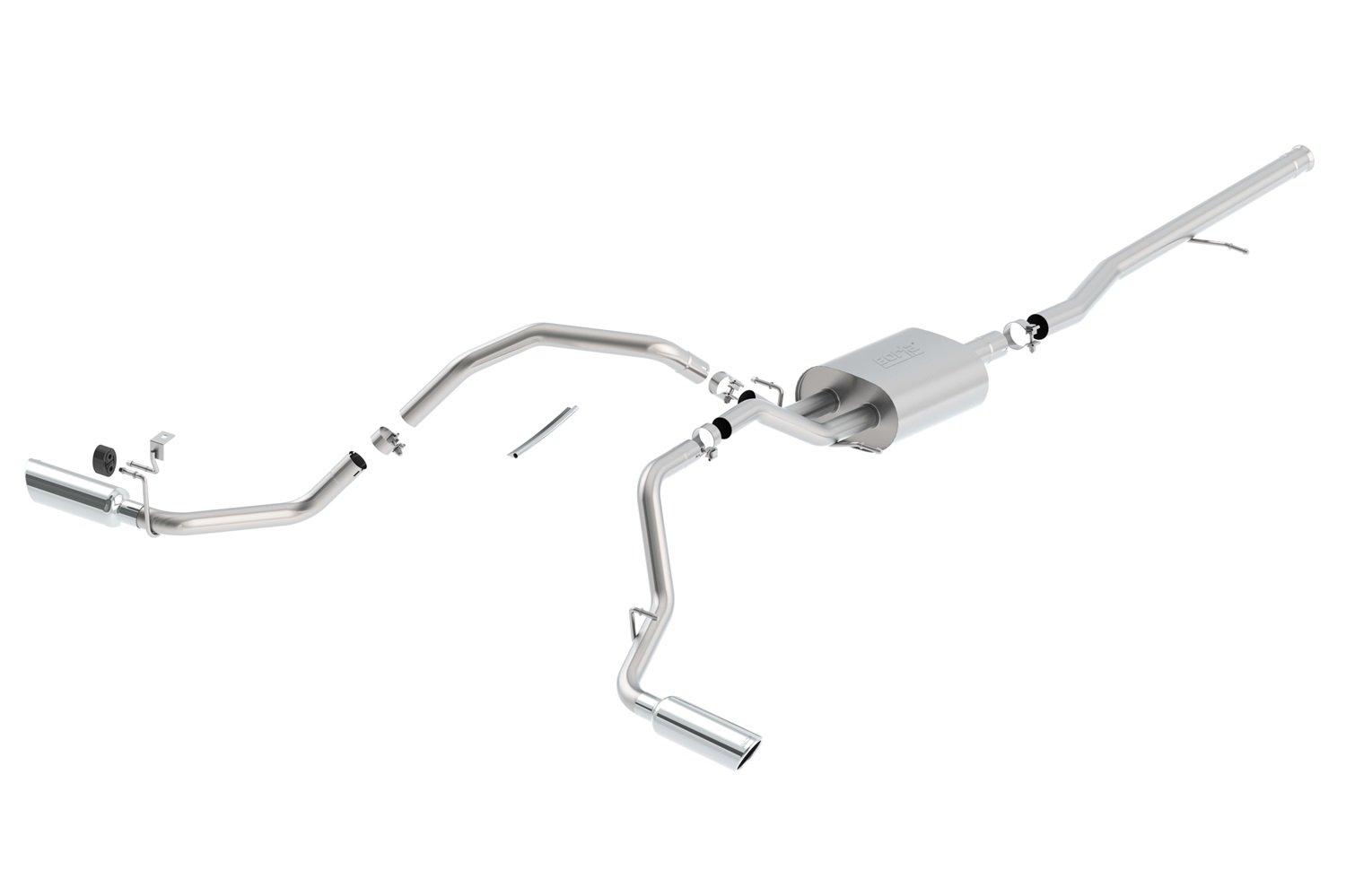 BORLA 140544 Cat-Back Sys. for 14-18 Chevrolet Silv. 1500/ GMC Sierra 1500/2019 Silv. 1500 LD/Sierra 1500 LD ONLY 5.3L V8 AT/MT 2&4WD Ext. Cab (6FT 7 INCH) Bed 143.5 INCH WB/Crew Cab (5FT 9 INCH) Bed 143.5 INCH WB - High quality product image showing BORLA 140544 Cat-Back Sys. for 14-18 Chevrolet Silv. 1500/ GMC Sierra 1500/2019 Silv. 1500 LD/Sierra 1500 LD ONLY 5.3L V8 AT/MT 2&4WD Ext. Cab (6FT 7 INCH) Bed 143.5 INCH WB/Crew Cab (5FT 9 INCH) Bed 143.5 INCH WB details and features BORLA 140544 Cat-Back Sys. for 14-18 Chevrolet Silv. 1500/ GMC Sierra 1500/2019 Silv. 1500 LD/Sierra 1500 LD ONLY 5.3L V8 AT/MT 2&4WD Ext. Cab (6FT 7 INCH) Bed 143.5 INCH WB/Crew Cab (5FT 9 INCH) Bed 143.5 INCH WB - High quality product image showing BORLA 140544 Cat-Back Sys. for 14-18 Chevrolet Silv. 1500/ GMC Sierra 1500/2019 Silv. 1500 LD/Sierra 1500 LD ONLY 5.3L V8 AT/MT 2&4WD Ext. Cab (6FT 7 INCH) Bed 143.5 INCH WB/Crew Cab (5FT 9 INCH) Bed 143.5 INCH WB details and features