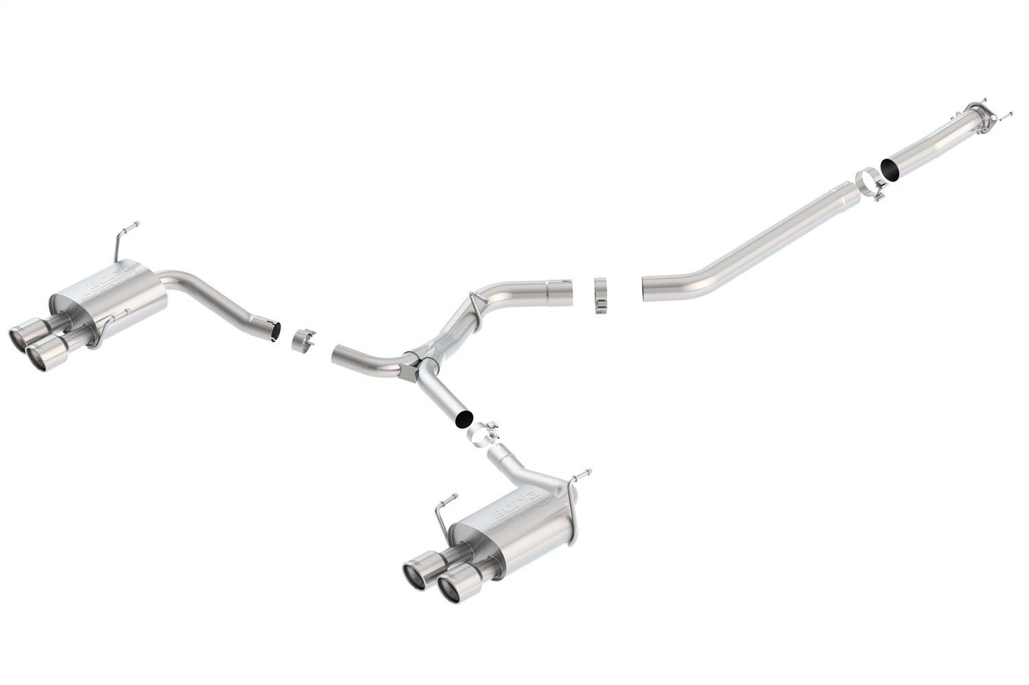 BORLA 140595 Cat-Back Perf. Exhaust Sys. for 2015-2021 Subaru Impreza WRX & WRX STI 2.0L/ 2.5L 4 Cyl. T-304 SS S-TypeDual Split Rear Exit Dual 3.5 INCH Round Polished T-304 Stainless Tips Each Side - High quality product image showing BORLA 140595 Cat-Back Perf. Exhaust Sys. for 2015-2021 Subaru Impreza WRX & WRX STI 2.0L/ 2.5L 4 Cyl. T-304 SS S-TypeDual Split Rear Exit Dual 3.5 INCH Round Polished T-304 Stainless Tips Each Side details and features BORLA 140595 Cat-Back Perf. Exhaust Sys. for 2015-2021 Subaru Impreza WRX & WRX STI 2.0L/ 2.5L 4 Cyl. T-304 SS S-TypeDual Split Rear Exit Dual 3.5 INCH Round Polished T-304 Stainless Tips Each Side - High quality product image showing BORLA 140595 Cat-Back Perf. Exhaust Sys. for 2015-2021 Subaru Impreza WRX & WRX STI 2.0L/ 2.5L 4 Cyl. T-304 SS S-TypeDual Split Rear Exit Dual 3.5 INCH Round Polished T-304 Stainless Tips Each Side details and features