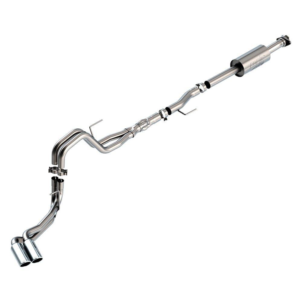 BORLA 140875 Cat-Back for 21-23 F-150 5.0L AT 2&4WD Crew Cab 5FT 7 INCH Bed./Ext. Cab 6FT 7 INCH Bed EXC. Tremor & Black Appear. Pkg. Add Adapt. 60556 Crew Cab 6FT 7 INCH Bed. Adapt. 60564 Ext. Cab (8FT 2 INCH) Bed. from The Twister Group BORLA 140875 Cat-Back for 21-23 F-150 5.0L AT 2&4WD Crew Cab 5FT 7 INCH Bed./Ext. Cab 6FT 7 INCH Bed EXC. Tremor & Black Appear. Pkg. Add Adapt. 60556 Crew Cab 6FT 7 INCH Bed. Adapt. 60564 Ext. Cab (8FT 2 INCH) Bed. - The Twister Group Tools product