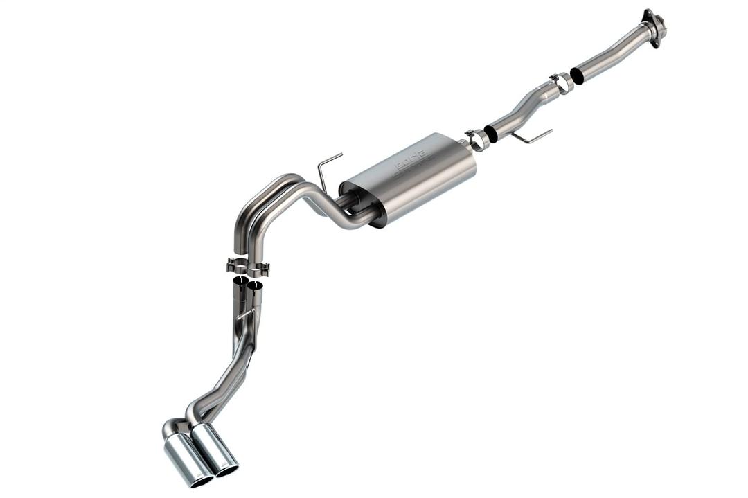 BORLA 140876 Cat-Back Perf. Exhaust Sys. for 2021-2023 Ford F-150 5.0L V8 Auto. Trans. 2 & 4 Wheel Drive Reg. Cab (6FT 7 INCH) Bed EXC. Tremor & Black Appear. Pkg. Add Adapt. 60564 Regular Cab (8FT 2 INCH) Bed. from The Twister Group BORLA 140876 Cat-Back Perf. Exhaust Sys. for 2021-2023 Ford F-150 5.0L V8 Auto. Trans. 2 & 4 Wheel Drive Reg. Cab (6FT 7 INCH) Bed EXC. Tremor & Black Appear. Pkg. Add Adapt. 60564 Regular Cab (8FT 2 INCH) Bed. - The Twister Group Tools product
