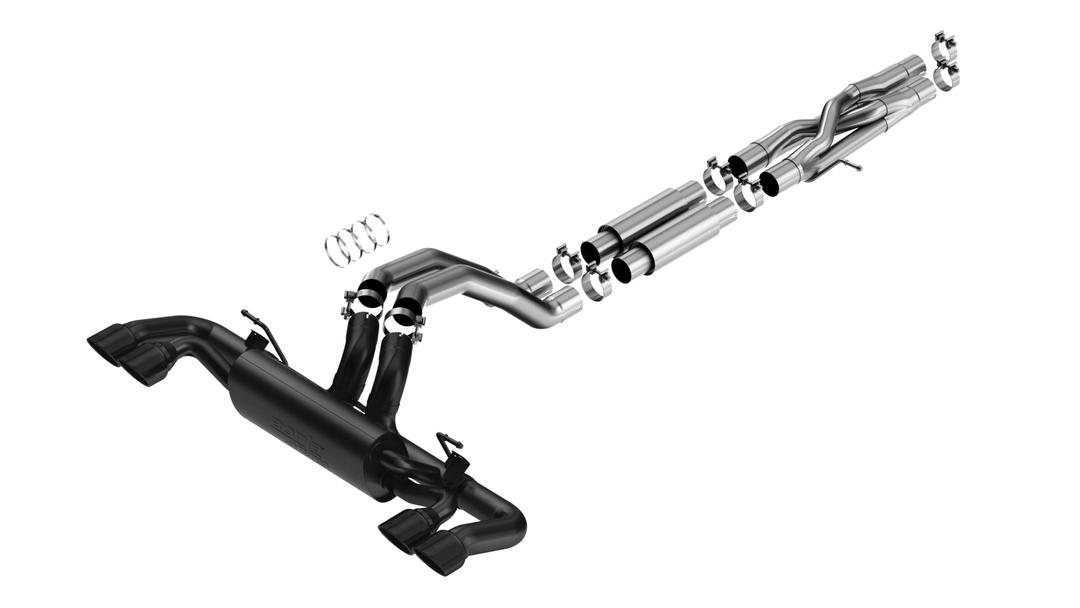 BORLA 140893CB 21-22 Jeep Wrangler Rubicon 392 6.4L V8 AT 4WD 4DR ATAK Cat-Back Exhaust - Coated Black from The Twister Group BORLA 140893CB 21-22 Jeep Wrangler Rubicon 392 6.4L V8 AT 4WD 4DR ATAK Cat-Back Exhaust - Coated Black - The Twister Group Tools product