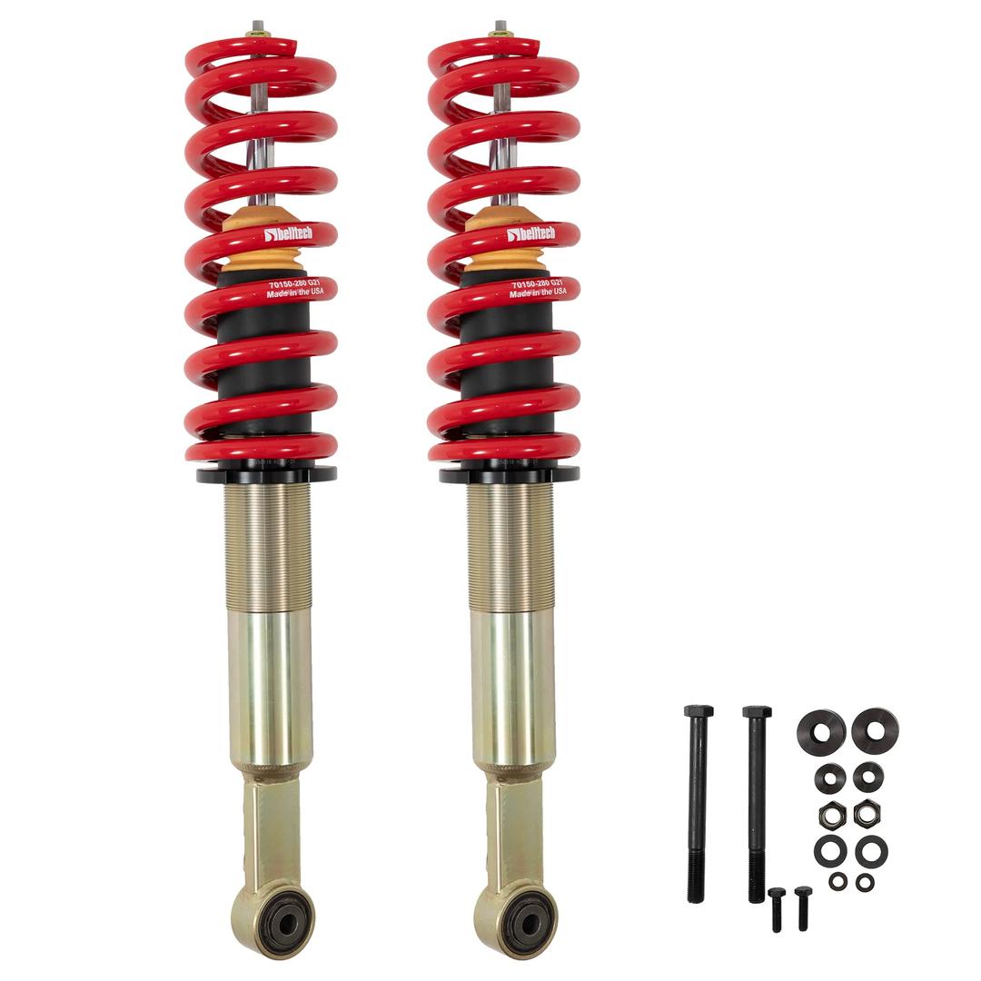 BELLTECH 154302HK LIFT KIT 0.5in.- 3in. Trail Performance Coilovers Only 2016-2020 Compatible/Replacement Part for a Toyota Tacoma 4wd from The Twister Group BELLTECH 154302HK LIFT KIT 0.5in.- 3in. Trail Performance Coilovers Only 2016-2020 Compatible/Replacement Part for a Toyota Tacoma 4wd - The Twister Group Tools product