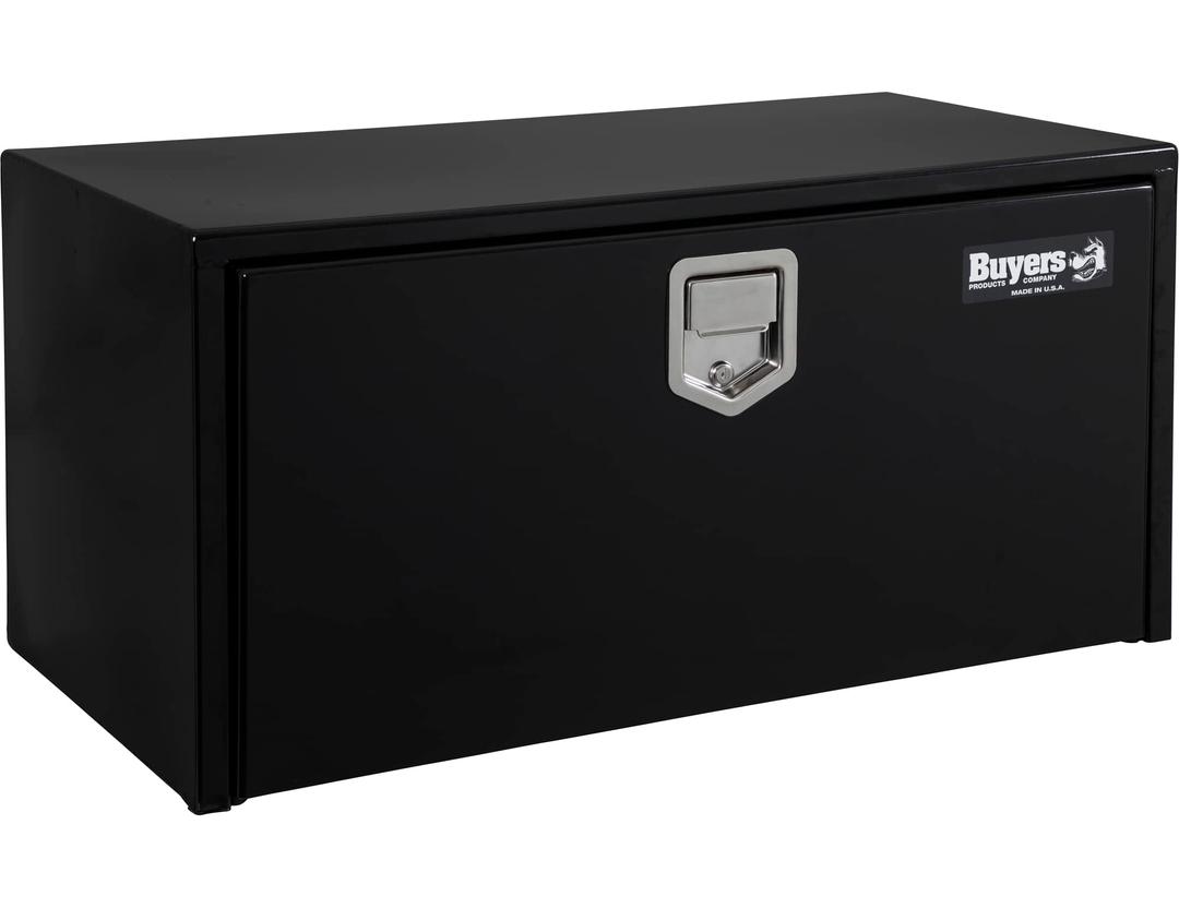 BUYERS PROD 1702103 Black Steel Underbody Truck Box with Paddle Latch, 18 x 18 x 30 Inch from The Twister Group BUYERS PROD 1702103 Black Steel Underbody Truck Box with Paddle Latch, 18 x 18 x 30 Inch - The Twister Group Tools product