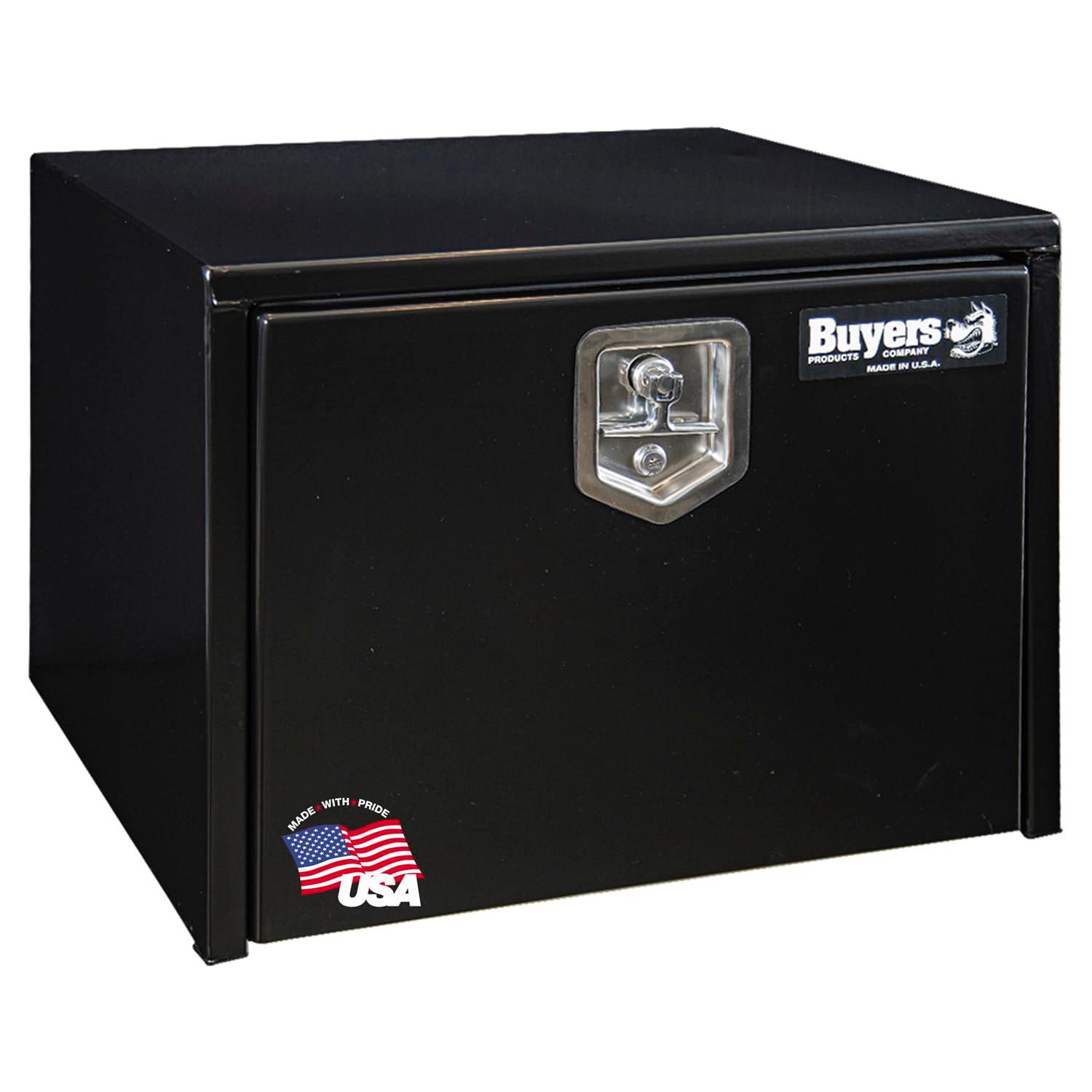 BUYERS PROD 1702300 Black Steel Underbody Truck Box w/ T-Handle Latch, 18x18x24 Inch, Contractor Toolbox For Organization And Storage, Job Tool Chest - High quality product image showing BUYERS PROD 1702300 Black Steel Underbody Truck Box w/ T-Handle Latch, 18x18x24 Inch, Contractor Toolbox For Organization And Storage, Job Tool Chest details and features BUYERS PROD 1702300 Black Steel Underbody Truck Box w/ T-Handle Latch, 18x18x24 Inch, Contractor Toolbox For Organization And Storage, Job Tool Chest - High quality product image showing BUYERS PROD 1702300 Black Steel Underbody Truck Box w/ T-Handle Latch, 18x18x24 Inch, Contractor Toolbox For Organization And Storage, Job Tool Chest details and features