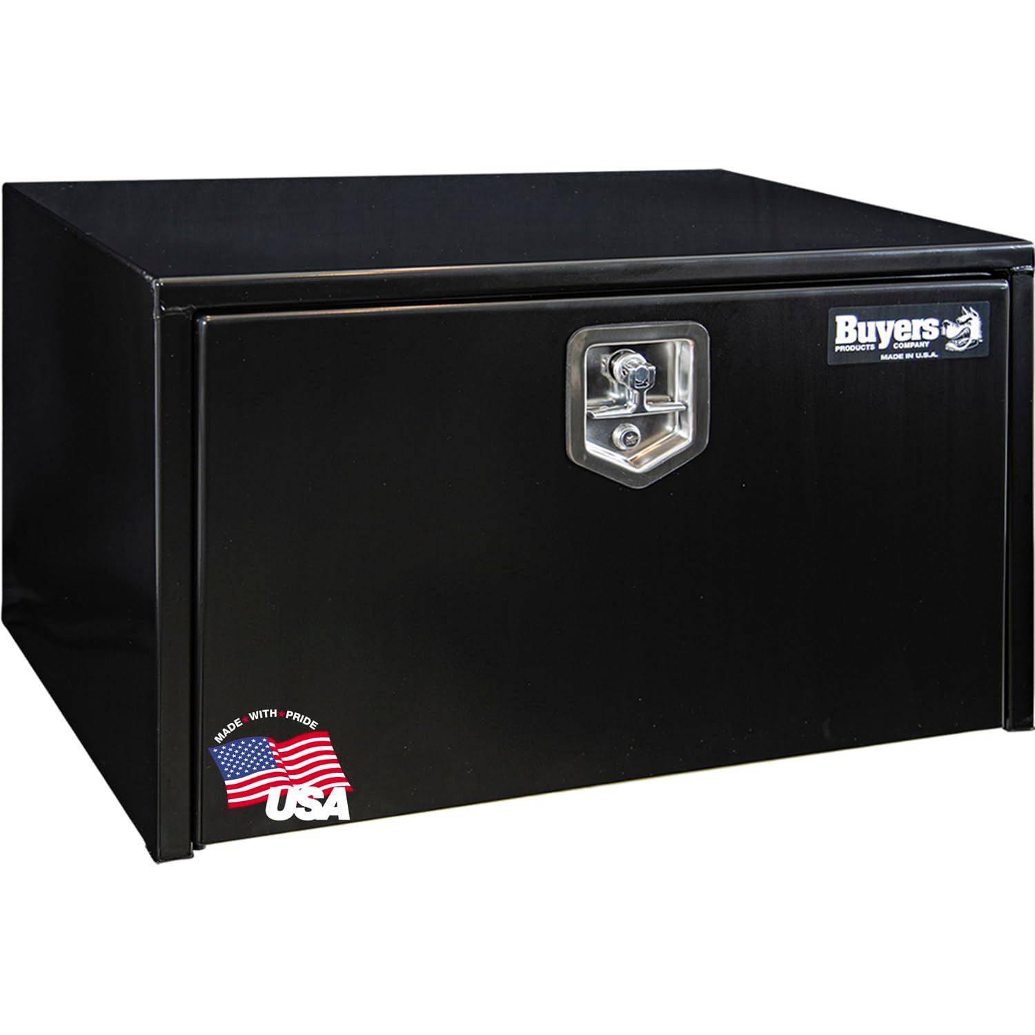BUYERS PROD 1702303 Black Steel Underbody Truck Box With Lockable T-Handle Latch, 18 x 18 x 30 Inch, Made In The USA, Contractor Tool Box, Tool Chest For Storage & Organization, Durable Job Box - High quality product image showing BUYERS PROD 1702303 Black Steel Underbody Truck Box With Lockable T-Handle Latch, 18 x 18 x 30 Inch, Made In The USA, Contractor Tool Box, Tool Chest For Storage & Organization, Durable Job Box details and features BUYERS PROD 1702303 Black Steel Underbody Truck Box With Lockable T-Handle Latch, 18 x 18 x 30 Inch, Made In The USA, Contractor Tool Box, Tool Chest For Storage & Organization, Durable Job Box - High quality product image showing BUYERS PROD 1702303 Black Steel Underbody Truck Box With Lockable T-Handle Latch, 18 x 18 x 30 Inch, Made In The USA, Contractor Tool Box, Tool Chest For Storage & Organization, Durable Job Box details and features