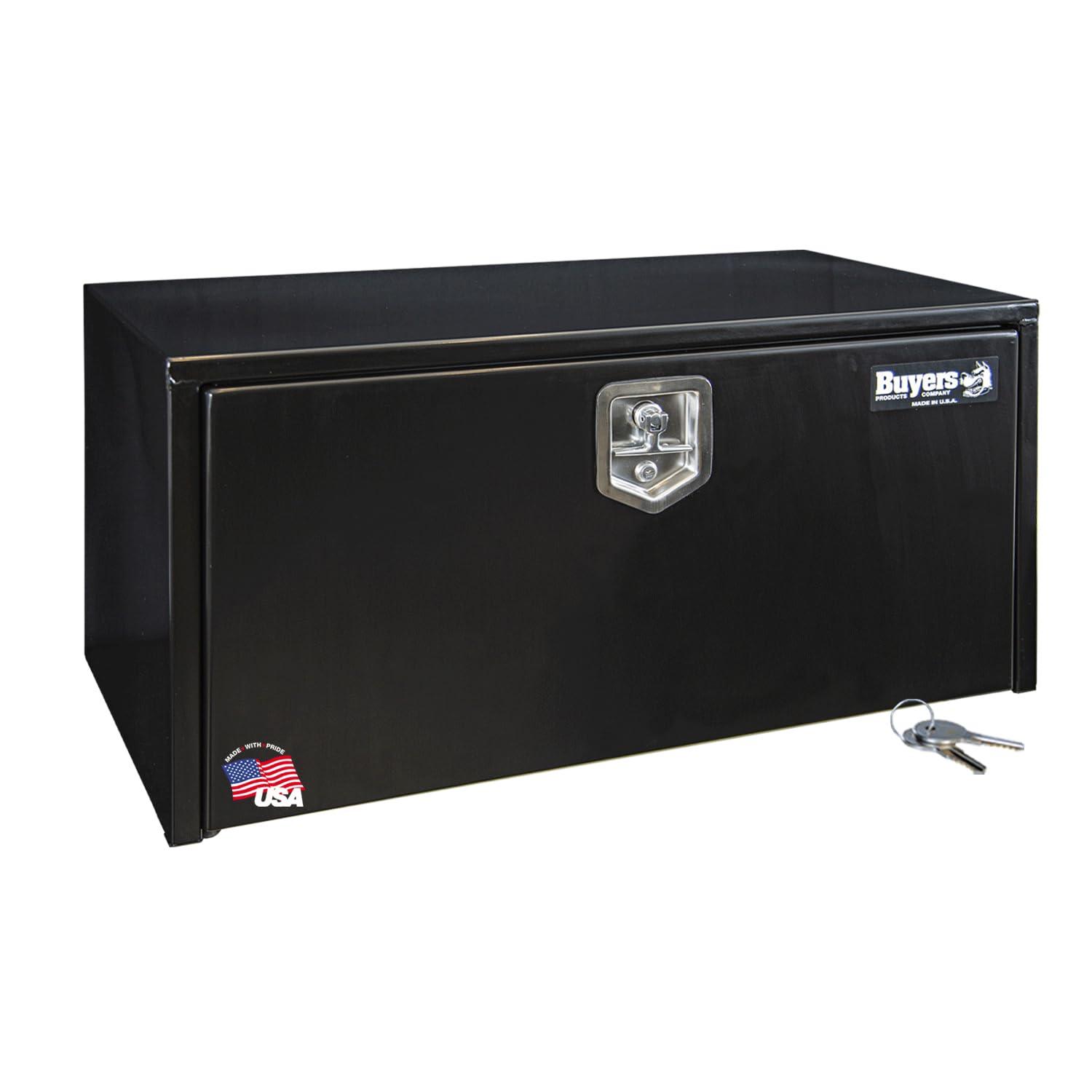 BUYERS PROD 1702305 Black Steel Underbody Truck Box With Lockable T-Handle Latch, 18 x 18 x 36 Inch, Made In the USA, Contractor Tool Box, Tool Chest For Storage & Organization, Durable Job Box - High quality product image showing BUYERS PROD 1702305 Black Steel Underbody Truck Box With Lockable T-Handle Latch, 18 x 18 x 36 Inch, Made In the USA, Contractor Tool Box, Tool Chest For Storage & Organization, Durable Job Box details and features BUYERS PROD 1702305 Black Steel Underbody Truck Box With Lockable T-Handle Latch, 18 x 18 x 36 Inch, Made In the USA, Contractor Tool Box, Tool Chest For Storage & Organization, Durable Job Box - High quality product image showing BUYERS PROD 1702305 Black Steel Underbody Truck Box With Lockable T-Handle Latch, 18 x 18 x 36 Inch, Made In the USA, Contractor Tool Box, Tool Chest For Storage & Organization, Durable Job Box details and features