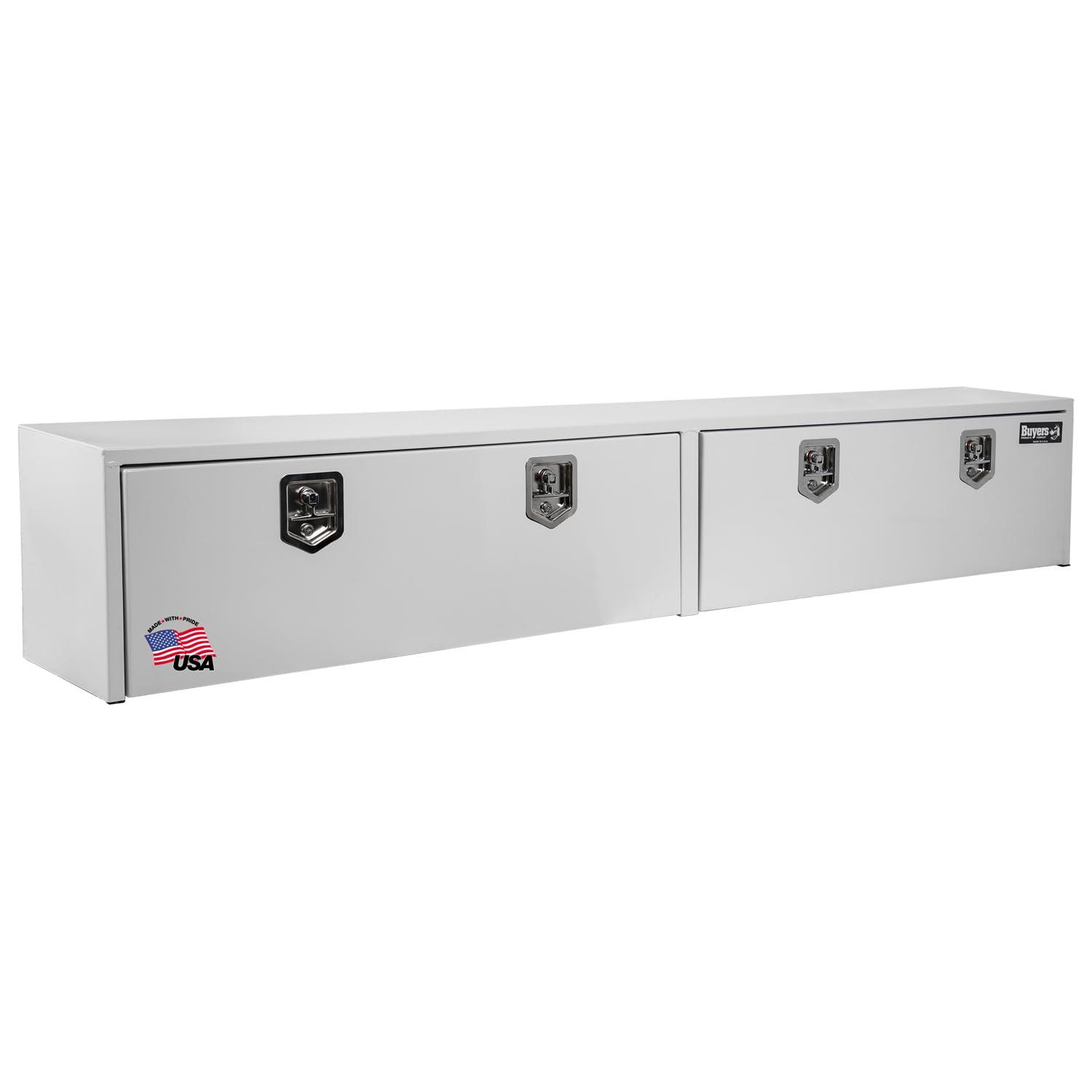 BUYERS PROD 1702860 White Steel Topsider Truck Box With T-Handle Latch, 16 x 13 x 96 Inch, Truck Tool Box For Storage and Organization, Lockable Tool Chest For Work Trucks - High quality product image showing BUYERS PROD 1702860 White Steel Topsider Truck Box With T-Handle Latch, 16 x 13 x 96 Inch, Truck Tool Box For Storage and Organization, Lockable Tool Chest For Work Trucks details and features BUYERS PROD 1702860 White Steel Topsider Truck Box With T-Handle Latch, 16 x 13 x 96 Inch, Truck Tool Box For Storage and Organization, Lockable Tool Chest For Work Trucks - High quality product image showing BUYERS PROD 1702860 White Steel Topsider Truck Box With T-Handle Latch, 16 x 13 x 96 Inch, Truck Tool Box For Storage and Organization, Lockable Tool Chest For Work Trucks details and features