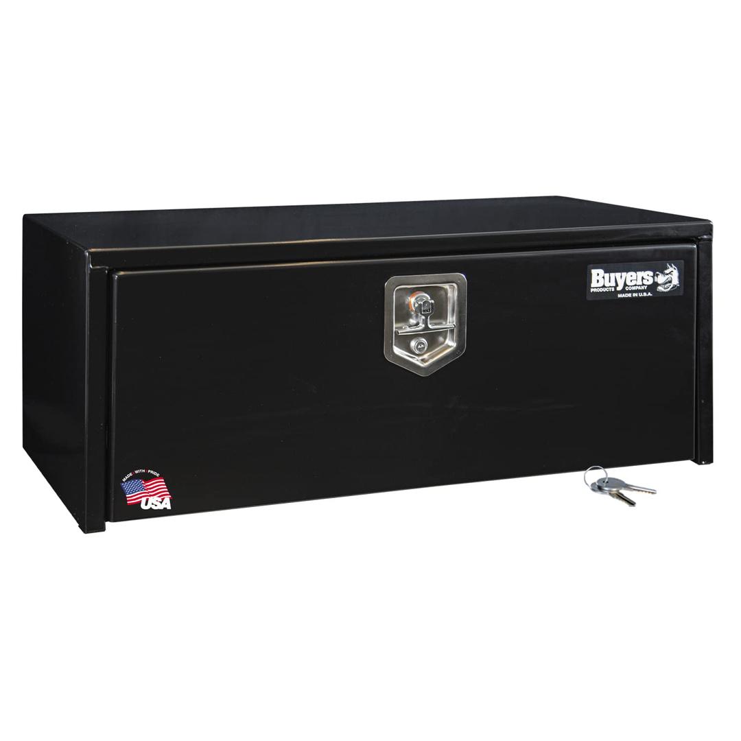BUYERS PROD 1703305 Black Steel Underbody Truck Box With Lockable T-Handle Latch, 14 x 16 x 36 Inch, Made In The USA, Contractor Tool Box, Tool Chest For Storage & Organization, Durable Job Box from The Twister Group BUYERS PROD 1703305 Black Steel Underbody Truck Box With Lockable T-Handle Latch, 14 x 16 x 36 Inch, Made In The USA, Contractor Tool Box, Tool Chest For Storage & Organization, Durable Job Box - The Twister Group Tools product