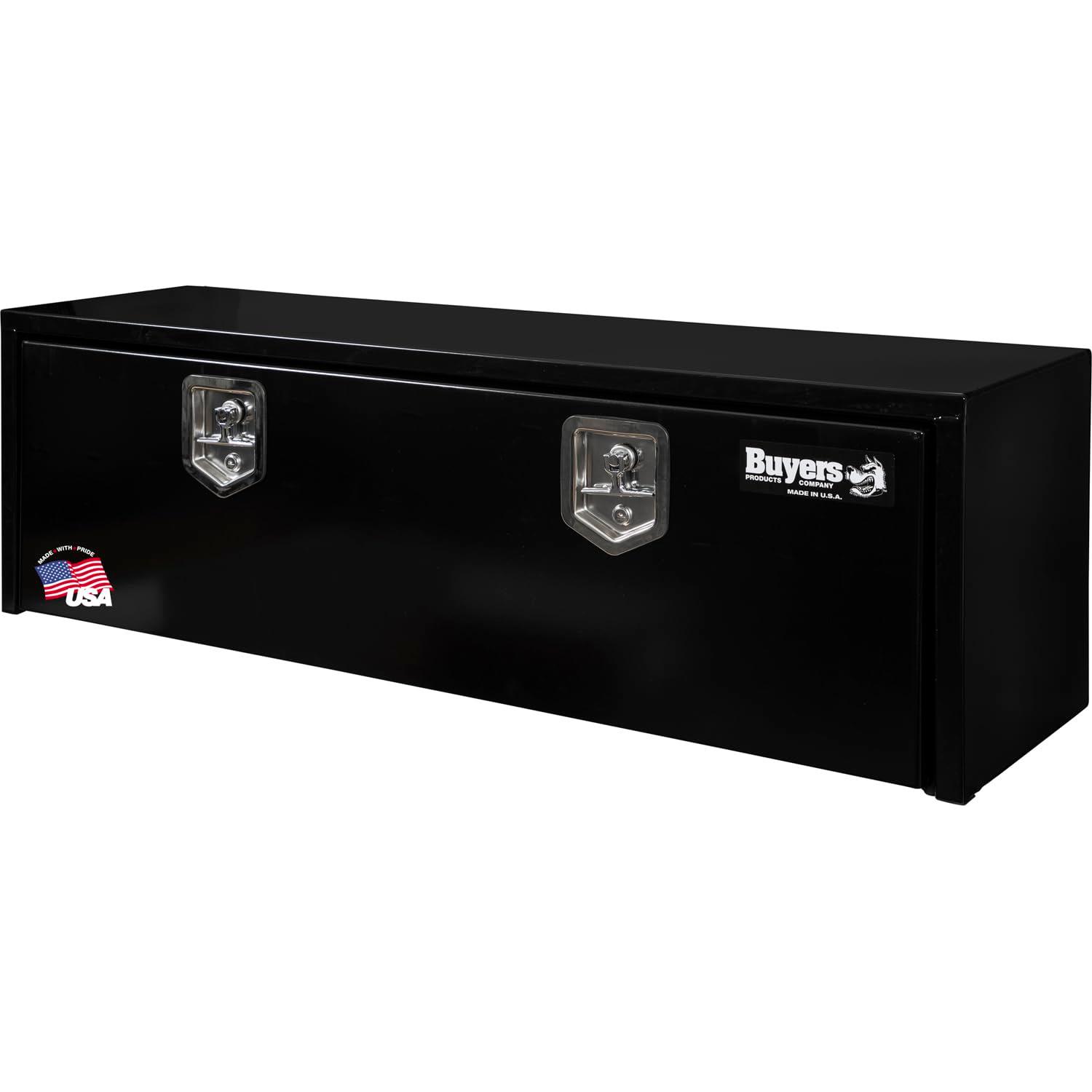 BUYERS PROD 1703328 Black Steel Underbody Truck Box with T-Handle Latch, 15 x 13 x 48 Inch - High quality product image showing BUYERS PROD 1703328 Black Steel Underbody Truck Box with T-Handle Latch, 15 x 13 x 48 Inch details and features BUYERS PROD 1703328 Black Steel Underbody Truck Box with T-Handle Latch, 15 x 13 x 48 Inch - High quality product image showing BUYERS PROD 1703328 Black Steel Underbody Truck Box with T-Handle Latch, 15 x 13 x 48 Inch details and features