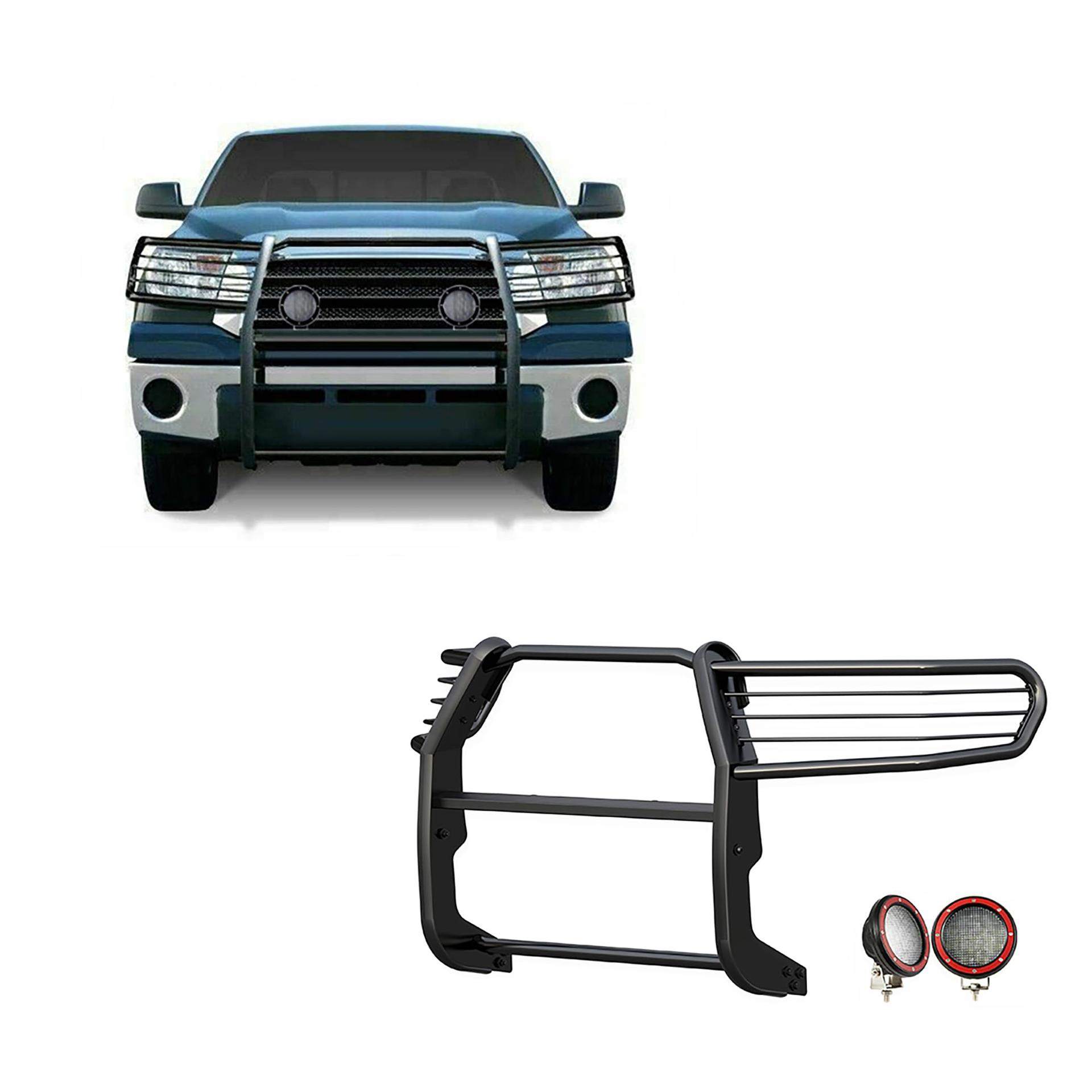 BLACK HORSE 17A098900MA-PLFR Grille brush Bumper Guard Modular Black Come With Pair of 5.3 INCH Dia.LED Lights with Red Trim Rings Compatible with 08-22 Sequoia|07-21 Tundra(Excl. 08-21 Platinum/LTd) - High quality product image showing BLACK HORSE 17A098900MA-PLFR Grille brush Bumper Guard Modular Black Come With Pair of 5.3 INCH Dia.LED Lights with Red Trim Rings Compatible with 08-22 Sequoia|07-21 Tundra(Excl. 08-21 Platinum/LTd) details and features BLACK HORSE 17A098900MA-PLFR Grille brush Bumper Guard Modular Black Come With Pair of 5.3 INCH Dia.LED Lights with Red Trim Rings Compatible with 08-22 Sequoia|07-21 Tundra(Excl. 08-21 Platinum/LTd) - High quality product image showing BLACK HORSE 17A098900MA-PLFR Grille brush Bumper Guard Modular Black Come With Pair of 5.3 INCH Dia.LED Lights with Red Trim Rings Compatible with 08-22 Sequoia|07-21 Tundra(Excl. 08-21 Platinum/LTd) details and features