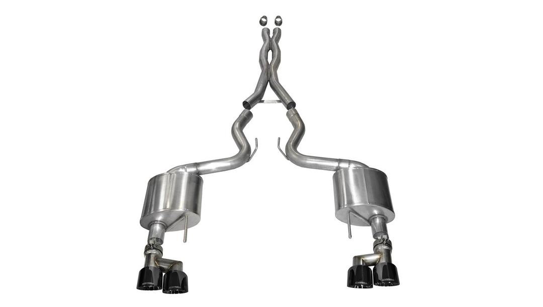 CORSA 14335BLK Cat Back Exhaust with Black Tip (Ford Mustang GT) from The Twister Group CORSA 14335BLK Cat Back Exhaust with Black Tip (Ford Mustang GT) - The Twister Group Tools product