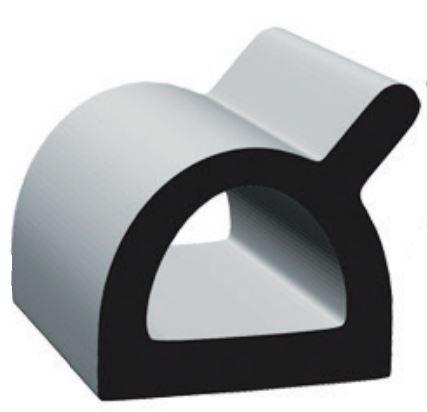 CLEAN SEAL 5036H2-50 Slide Out Seal; D-Type; 0.695 Inch Width x 0.695 Inch Thickness x 50 Foot Length; Black; EPDM (Ethylene Propylene Diene Monomer); With Acrylic Based Adhesive - High quality product image showing CLEAN SEAL 5036H2-50 Slide Out Seal; D-Type; 0.695 Inch Width x 0.695 Inch Thickness x 50 Foot Length; Black; EPDM (Ethylene Propylene Diene Monomer); With Acrylic Based Adhesive details and features CLEAN SEAL 5036H2-50 Slide Out Seal; D-Type; 0.695 Inch Width x 0.695 Inch Thickness x 50 Foot Length; Black; EPDM (Ethylene Propylene Diene Monomer); With Acrylic Based Adhesive - High quality product image showing CLEAN SEAL 5036H2-50 Slide Out Seal; D-Type; 0.695 Inch Width x 0.695 Inch Thickness x 50 Foot Length; Black; EPDM (Ethylene Propylene Diene Monomer); With Acrylic Based Adhesive details and features