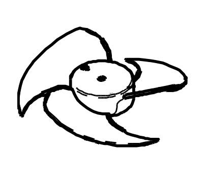 COLEMAN MACH 1472D5041 Maxxair Vent Corp Fan Blade from The Twister Group COLEMAN MACH 1472D5041 Maxxair Vent Corp Fan Blade - The Twister Group Tools product