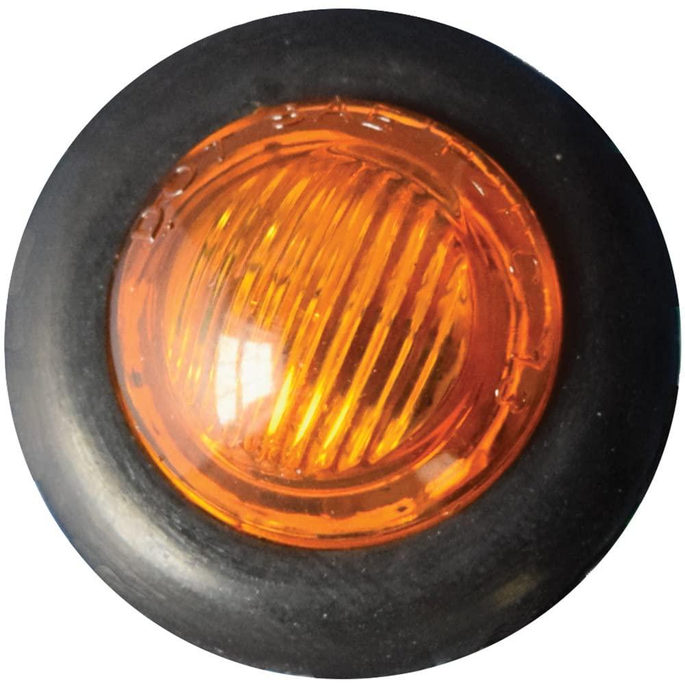 CREATIVE PRO 003-183AA Clearance Light; Command; LED; Round; 3/4 Inch Diameter; Amber Lens; With Grommet; 0.5 Watts; Bullet Light from The Twister Group CREATIVE PRO 003-183AA Clearance Light; Command; LED; Round; 3/4 Inch Diameter; Amber Lens; With Grommet; 0.5 Watts; Bullet Light - The Twister Group product