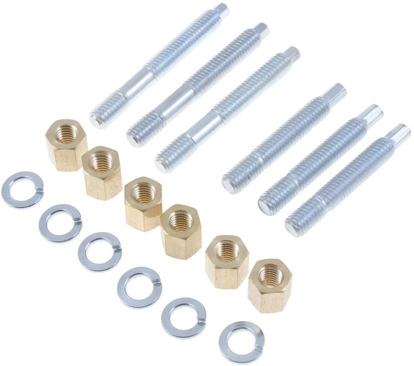 DORMAN 03147 Front Exhaust Stud Kit 3/8-16 x 2-1/2 In. and 3/8-16 x 3-1/4 In. Compatible with Select Models DORMAN 03147 Front Exhaust Stud Kit 3/8-16 x 2-1/2 In. and 3/8-16 x 3-1/4 In. Compatible with Select Models