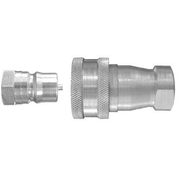 DAYCO 123970 Hydraulic Hose Quick Disconnect Coupling; Industrial Coupler Full Flow Poppet Type (Not For NH3); Factory Number QD15-6; 3/8 NPTF Thread; Steel DAYCO 123970 Hydraulic Hose Quick Disconnect Coupling; Industrial Coupler Full Flow Poppet Type (Not For NH3); Factory Number QD15-6; 3/8 NPTF Thread; Steel