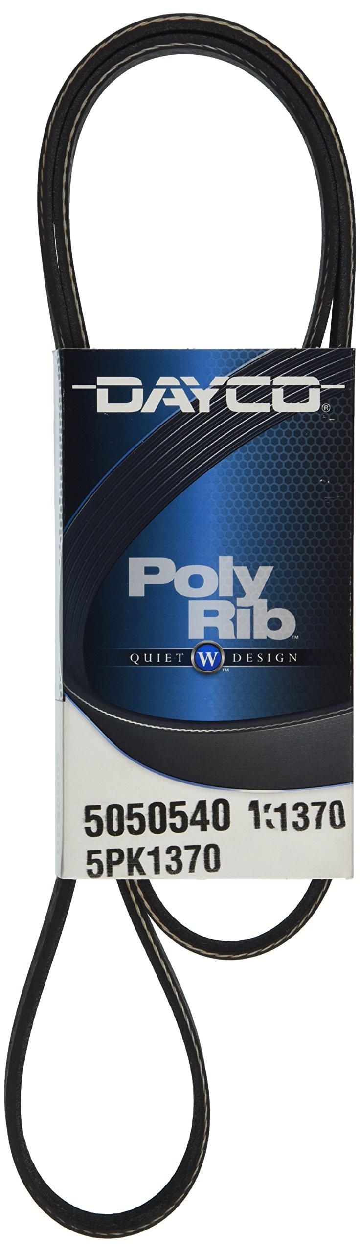 DAYCO 5050540 Poly Rib Belt, Black DAYCO 5050540 Poly Rib Belt, Black