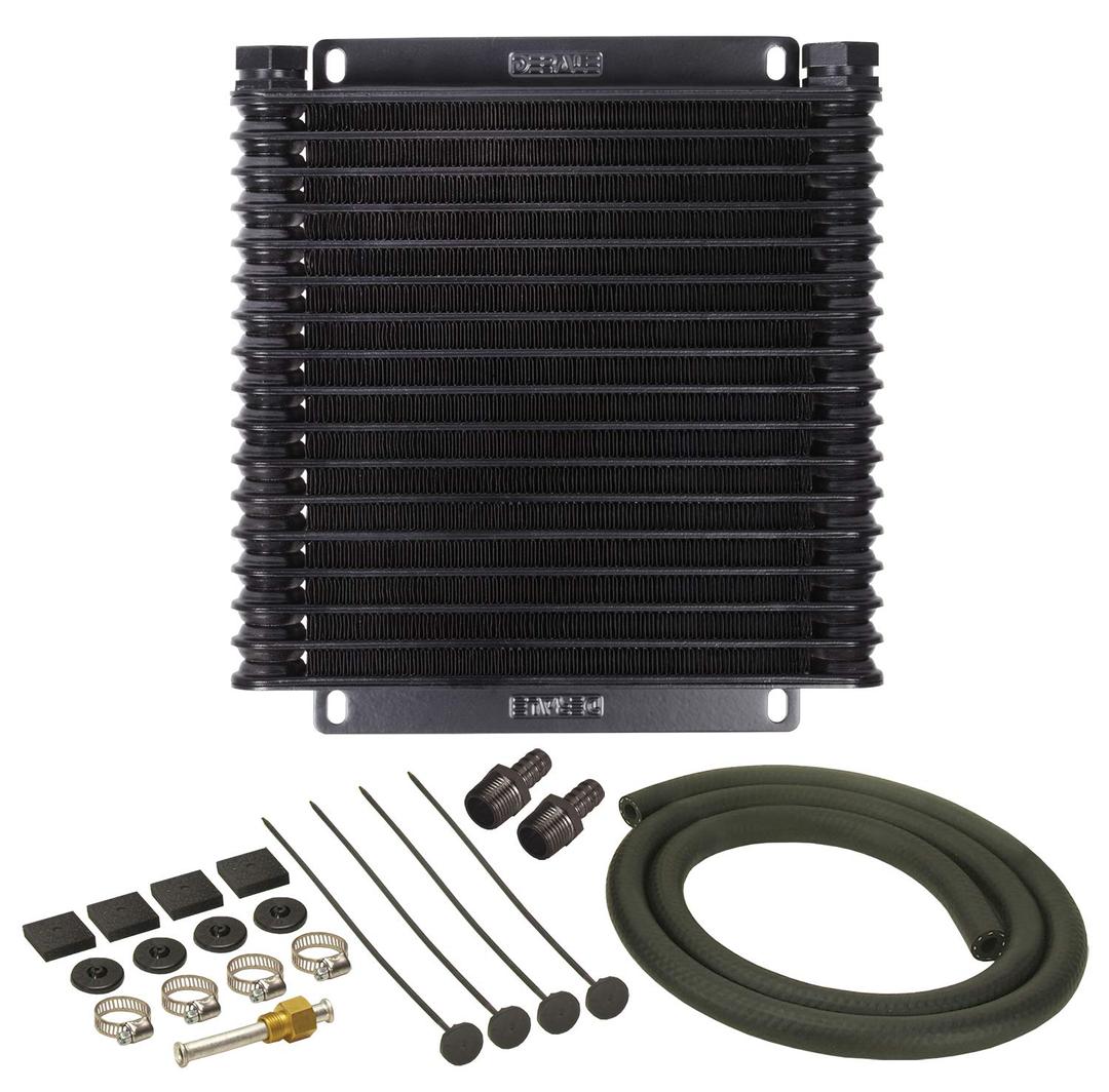 DERALE 13614 Series 9000 Plate and Fin Transmission Oil Cooler,Black from The Twister Group DERALE 13614 Series 9000 Plate and Fin Transmission Oil Cooler,Black - The Twister Group Tools product