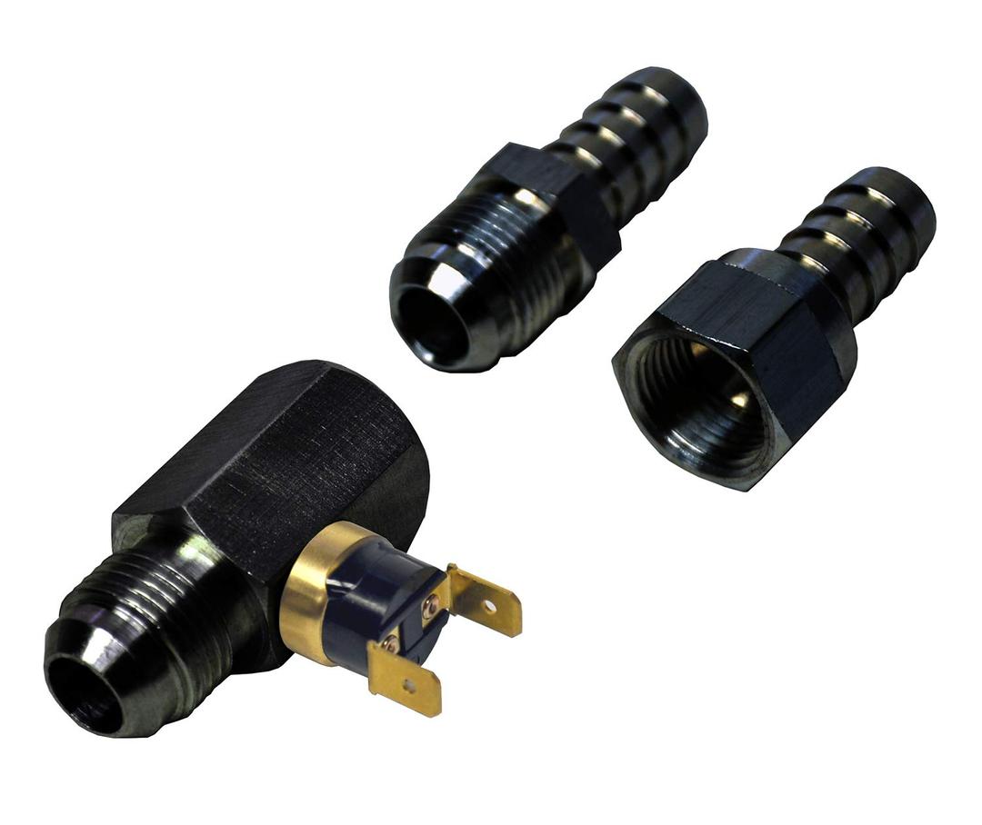 DERALE 15721 8AN x -8AN In-Line Fluid Thermostat,Silver from The Twister Group DERALE 15721 8AN x -8AN In-Line Fluid Thermostat,Silver - The Twister Group Tools product