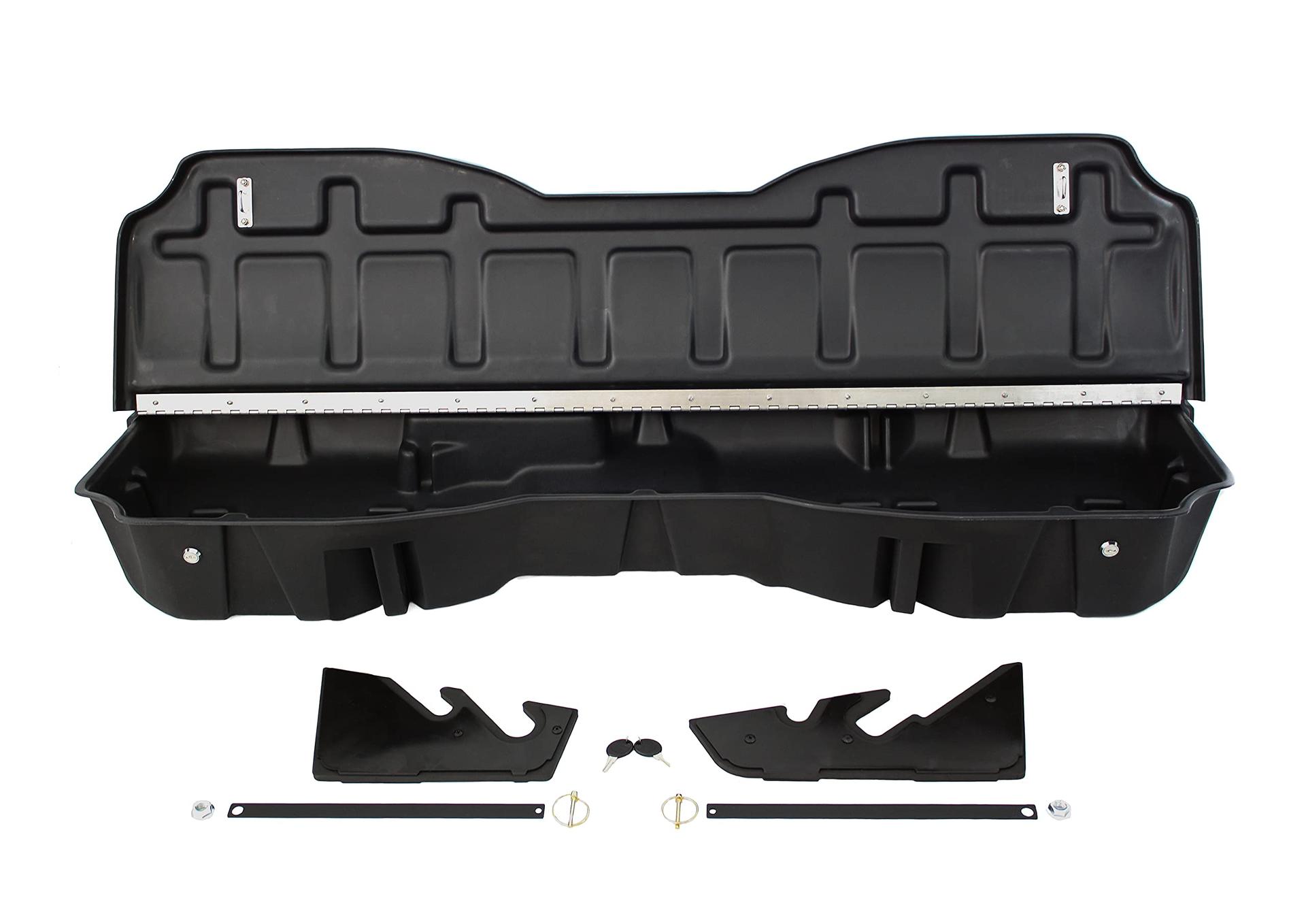DU-HA 10307 Lockable Under Seat Storage fits 2014-2018 Chevy Silverado/GMC Sierra Light Duty Crew Cab & 2015-2019 Heavy Duty Crew Cab | Black Heavy-Duty Back Seat Lockbox, Includes 2 Keys - High quality product image showing DU-HA 10307 Lockable Under Seat Storage fits 2014-2018 Chevy Silverado/GMC Sierra Light Duty Crew Cab & 2015-2019 Heavy Duty Crew Cab | Black Heavy-Duty Back Seat Lockbox, Includes 2 Keys details and features DU-HA 10307 Lockable Under Seat Storage fits 2014-2018 Chevy Silverado/GMC Sierra Light Duty Crew Cab & 2015-2019 Heavy Duty Crew Cab | Black Heavy-Duty Back Seat Lockbox, Includes 2 Keys - High quality product image showing DU-HA 10307 Lockable Under Seat Storage fits 2014-2018 Chevy Silverado/GMC Sierra Light Duty Crew Cab & 2015-2019 Heavy Duty Crew Cab | Black Heavy-Duty Back Seat Lockbox, Includes 2 Keys details and features