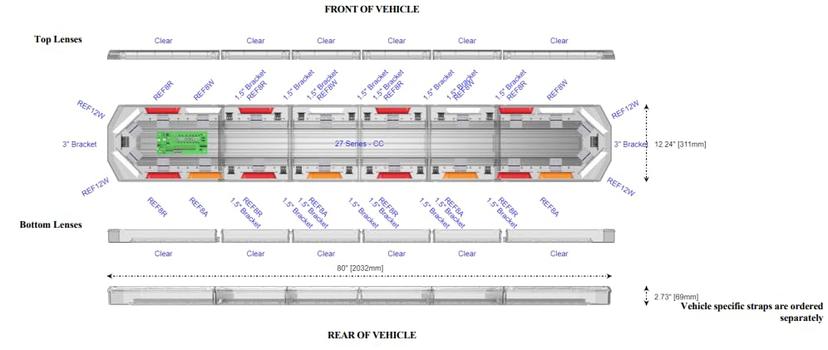 ECCO 27-00134-E 80FT LED LIGHTBAR ECCO 27-00134-E 80FT LED LIGHTBAR
