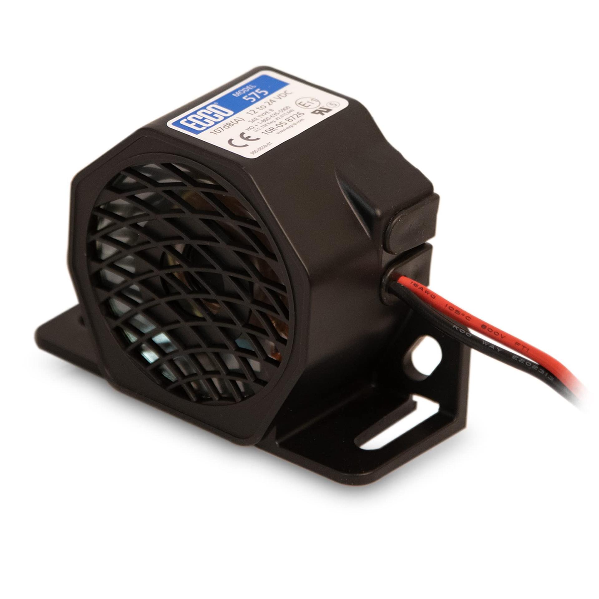 ECCO 575 Back Up Alarm - High quality product image showing ECCO 575 Back Up Alarm details and features ECCO 575 Back Up Alarm - High quality product image showing ECCO 575 Back Up Alarm details and features