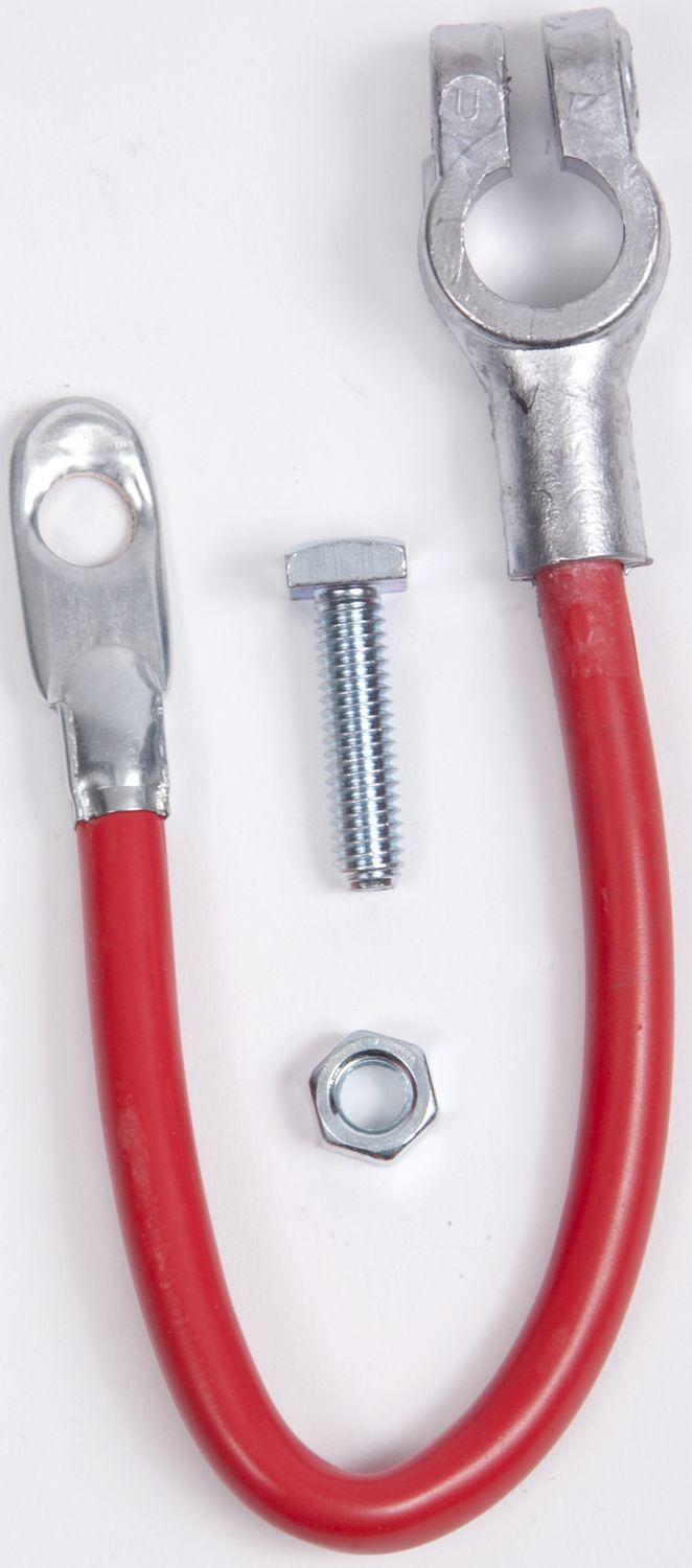 EAST PENN 00292 CABLE BATT TOP 4 GA 10, Top Post; Red Positive; Copper; 4 Gauge Primary Wire 10 Inch Length; 4 Inch Length Auxiliary Wire from The Twister Group EAST PENN 00292 CABLE BATT TOP 4 GA 10, Top Post; Red Positive; Copper; 4 Gauge Primary Wire 10 Inch Length; 4 Inch Length Auxiliary Wire - The Twister Group product