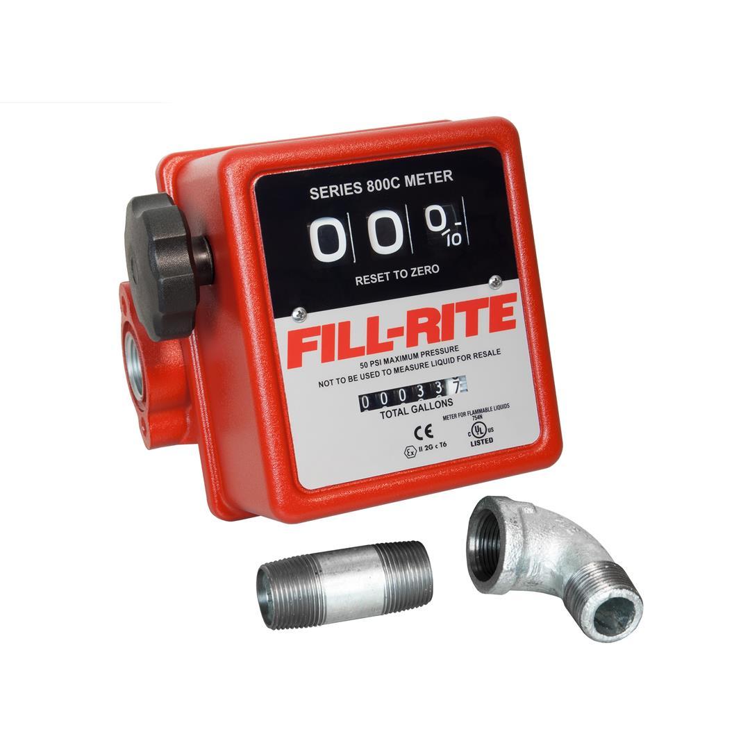 FILL-RITE 807CMK 3 Wheel Mechanical 0.75 Inch 50 PSI 5 to 20 GPM Fuel Tank Meter for Gasoline, Diesel, Kerosene - High quality product image showing FILL-RITE 807CMK 3 Wheel Mechanical 0.75 Inch 50 PSI 5 to 20 GPM Fuel Tank Meter for Gasoline, Diesel, Kerosene details and features FILL-RITE 807CMK 3 Wheel Mechanical 0.75 Inch 50 PSI 5 to 20 GPM Fuel Tank Meter for Gasoline, Diesel, Kerosene - High quality product image showing FILL-RITE 807CMK 3 Wheel Mechanical 0.75 Inch 50 PSI 5 to 20 GPM Fuel Tank Meter for Gasoline, Diesel, Kerosene details and features