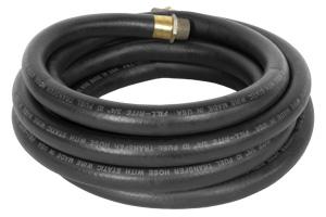 FILL-RITE FRH07520 LIQUID TRANSFER TANK PUMP HOSE; 20 FOOT LENGTH X 3/4 INCH; WITH STATIC WIRE; 3/4 INCH NPT THREAD; BLACK; NITRILE INNER TUBE/ NEOPRENE OUTER FILL-RITE FRH07520 LIQUID TRANSFER TANK PUMP HOSE; 20 FOOT LENGTH X 3/4 INCH; WITH STATIC WIRE; 3/4 INCH NPT THREAD; BLACK; NITRILE INNER TUBE/ NEOPRENE OUTER