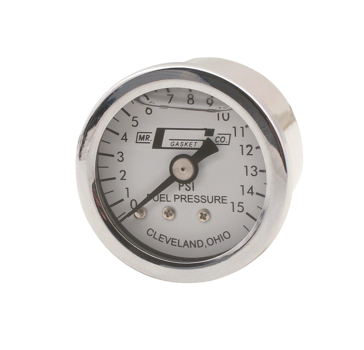 MR GASKET 1563 Liquid Filled Fuel Pressure Gauge 1.500 in. - High quality product image showing MR GASKET 1563 Liquid Filled Fuel Pressure Gauge 1.500 in. details and features MR GASKET 1563 Liquid Filled Fuel Pressure Gauge 1.500 in. - High quality product image showing MR GASKET 1563 Liquid Filled Fuel Pressure Gauge 1.500 in. details and features