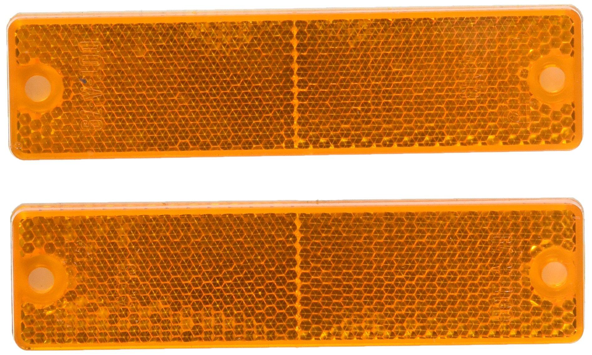 GROTE 40133-5 Yellow Mini Stick-On / Screw-Mount Rectangular Reflectors - High quality product image showing GROTE 40133-5 Yellow Mini Stick-On / Screw-Mount Rectangular Reflectors details and features GROTE 40133-5 Yellow Mini Stick-On / Screw-Mount Rectangular Reflectors - High quality product image showing GROTE 40133-5 Yellow Mini Stick-On / Screw-Mount Rectangular Reflectors details and features